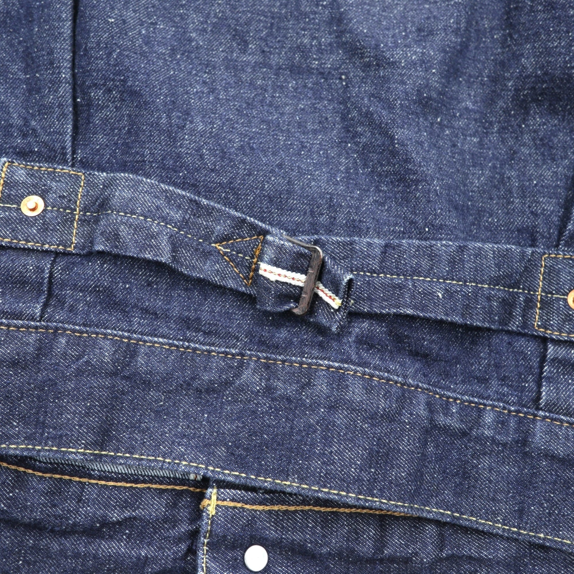 Levi's 大戦モデル 1st タイプ ビッグE デニムジャケット 赤耳 Gジャン L セルビッジ TYPEⅠ ダブルプリーツ シンチバック 濃紺 リジッド PREMIUM A3174-0002
