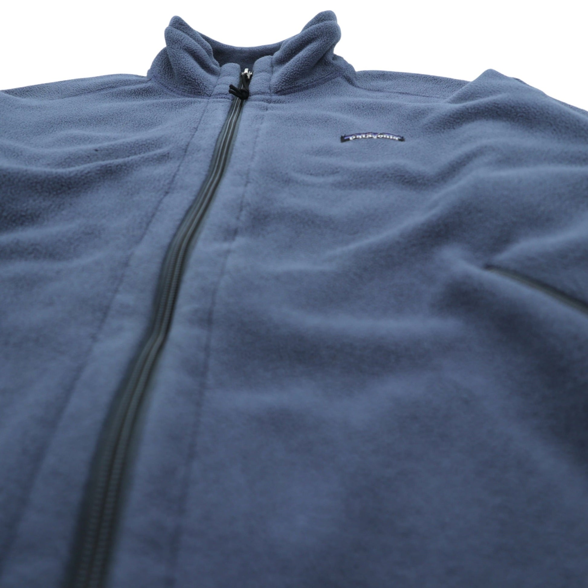 Patagonia 90年代 USA製 シンチラ SYNCHILLA フリースジャケット ウィンドプルーフジャケット M ブルー ドローコード ビッグサイズ