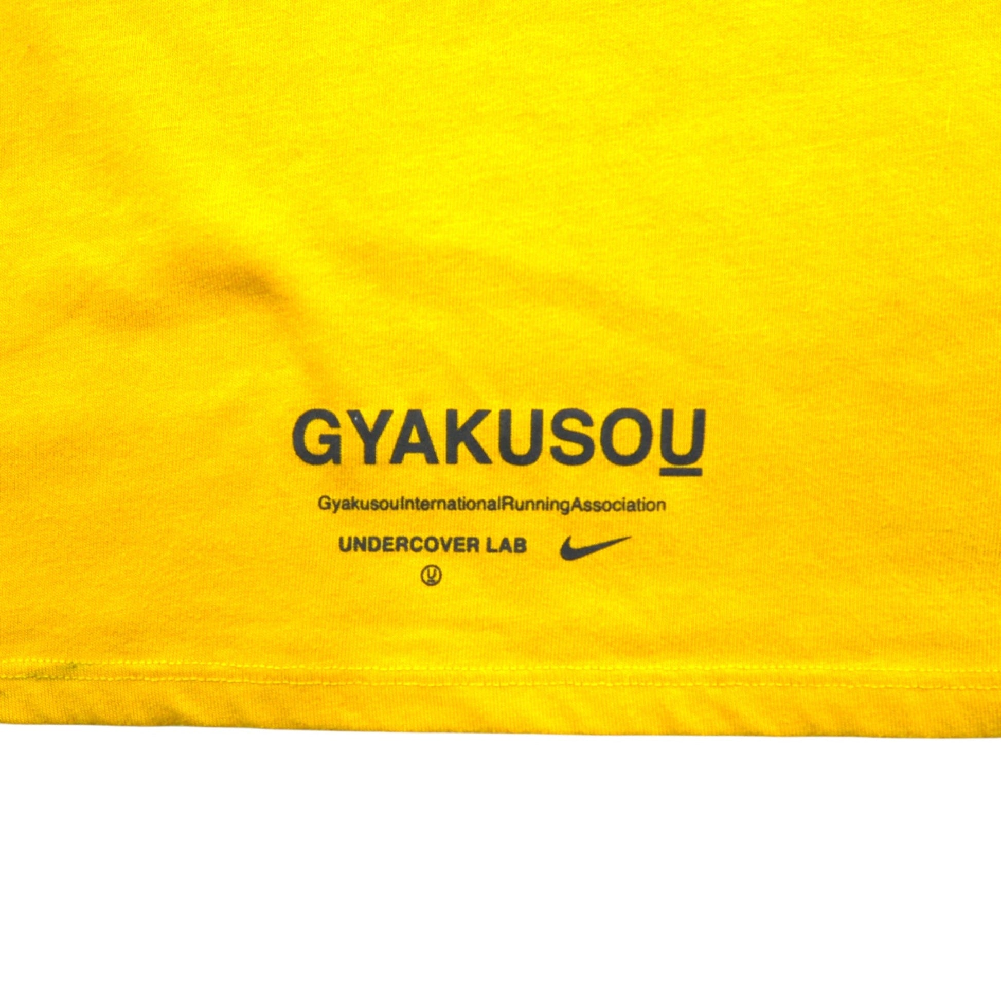 GYAKUSOU (NIKE × UNDERCOVER)  ショートスリーブ Dri-FIT Tシャツ M イエロー GIRA ランニングシャツ CJ7827-793