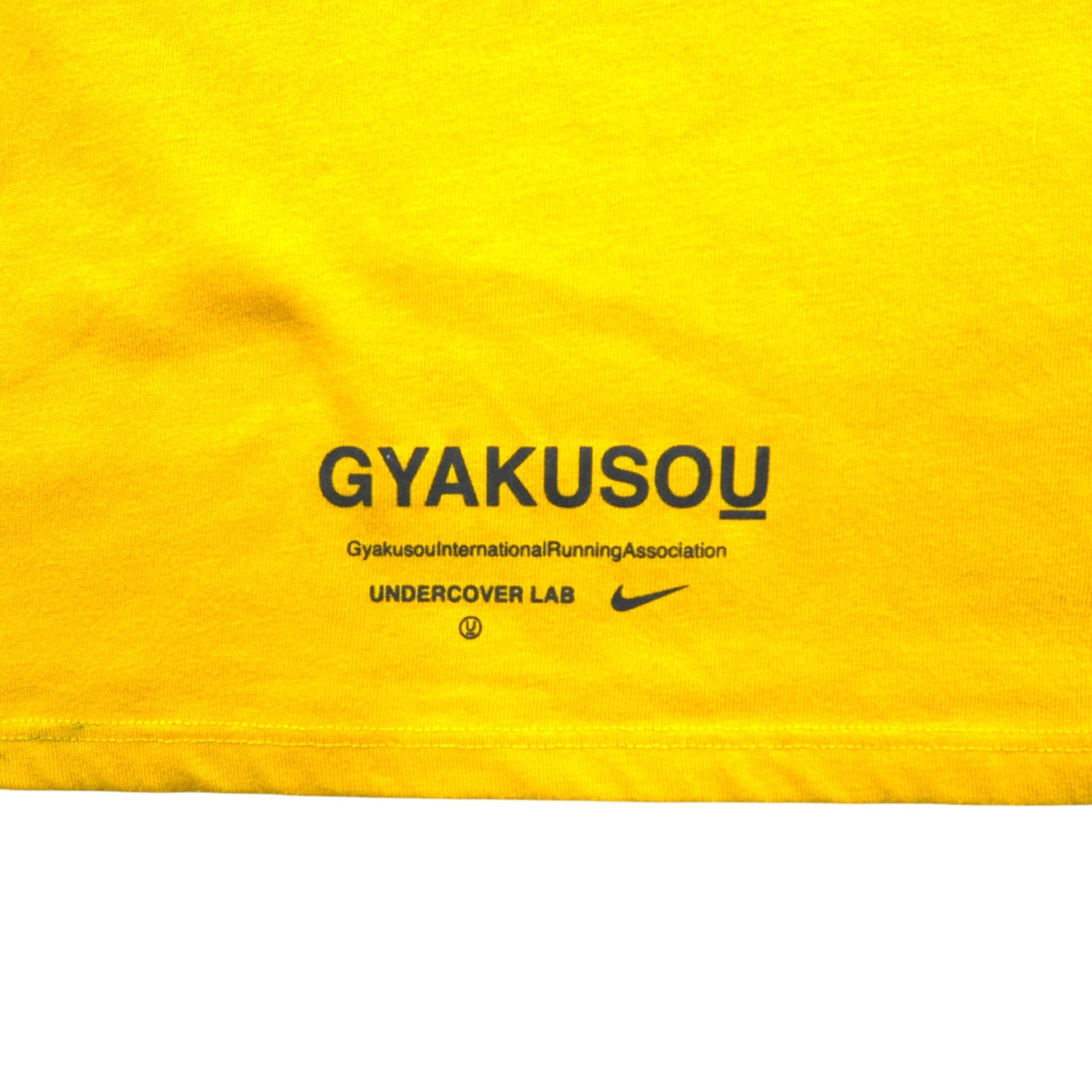 GYAKUSOU (NIKE × UNDERCOVER)  ショートスリーブ Dri-FIT Tシャツ M イエロー GIRA ランニングシャツ CJ7827-793