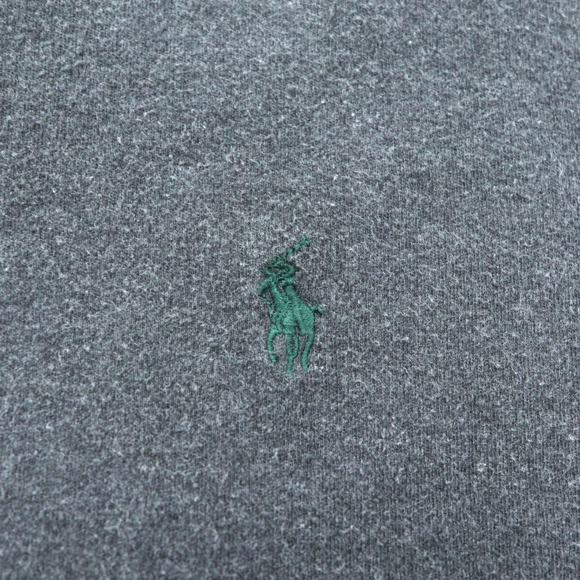 Polo Ralph Lauren 90年代 ポロシャツ ラガーシャツ 2XL グレー ペルー製 スモールポニー刺繍 ビッグサイズ