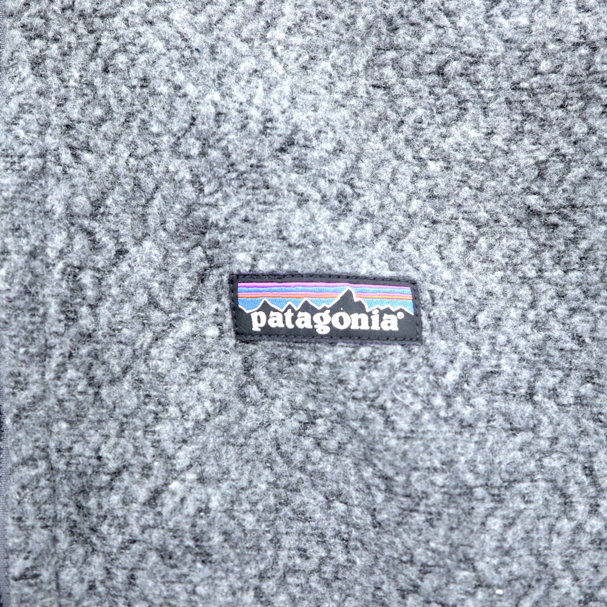 Patagonia ウーリエステル フリースジャケット M スタンドカラー グレー フルジップ ブルゾン 26935