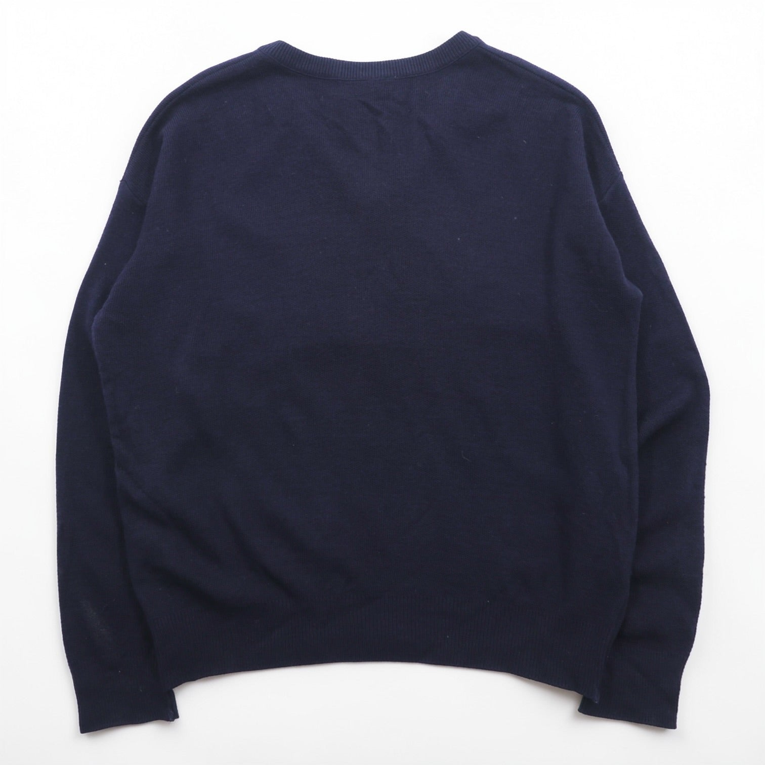 CHEMISE LACOSTE 80年代 フランス製 ヴィンテージ Vネック ニット セーター L フレンチラコステ
