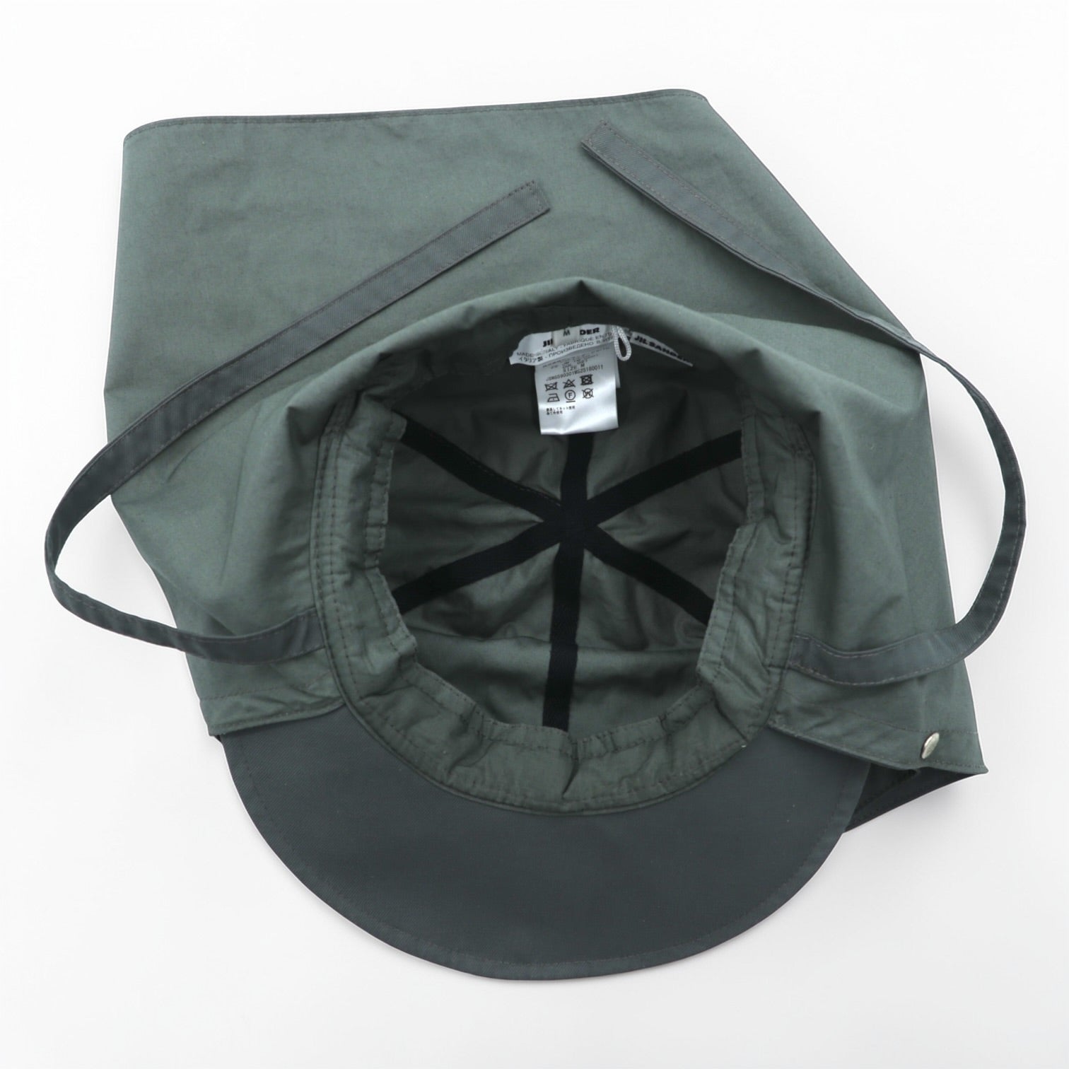 JIL SANDER イタリア製 2WAY キャップ Veiled Cap バラクラバ サンシェード ZS JM IM 0001