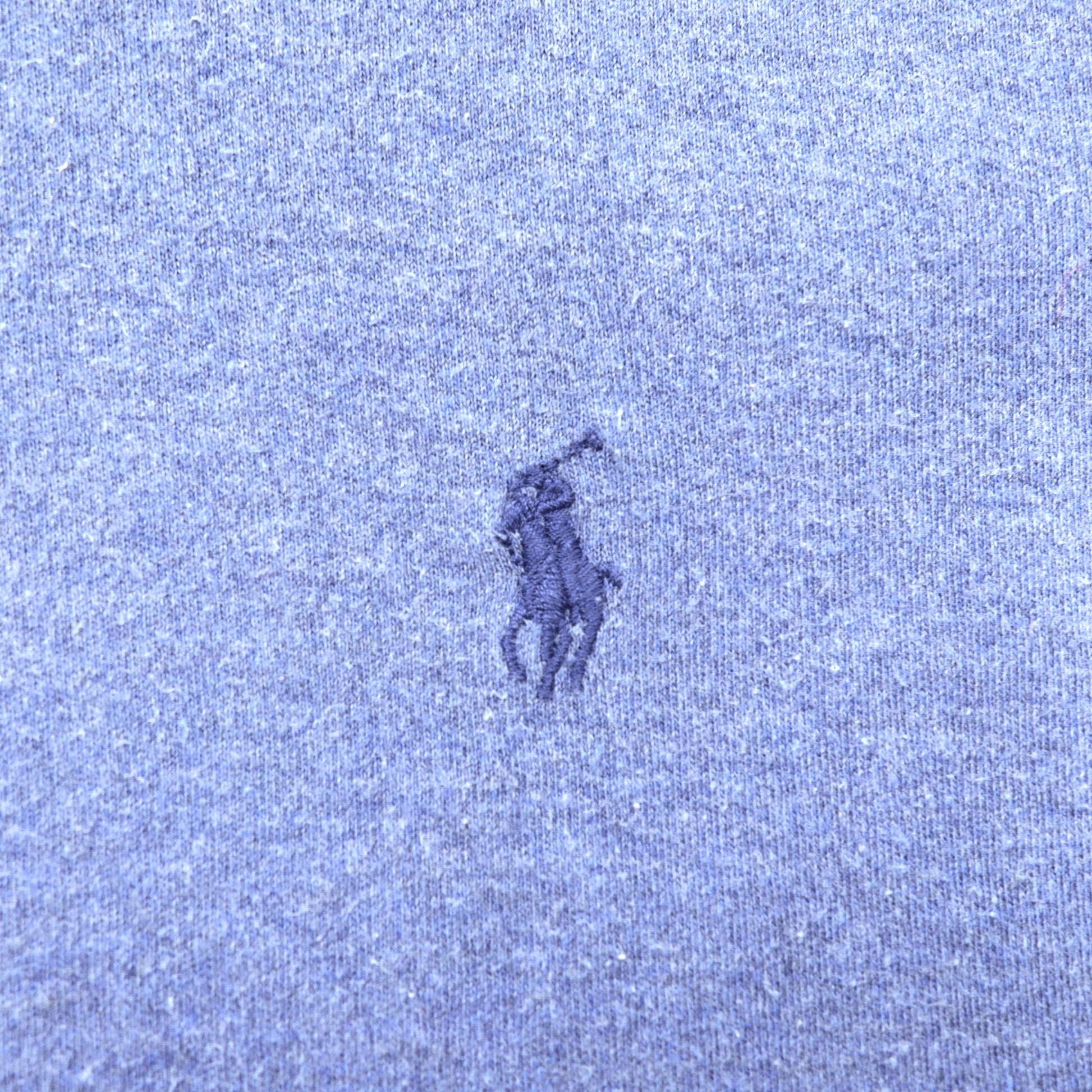 Polo Ralph Lauren 90年代 長袖 ポロシャツ ラガーシャツ 2XL ブルー スモールポニー ロゴ 刺繍 ペルー製