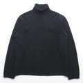 HUGO BOSS タートルネック ニット セーター XL ブラック 羊毛 ラムウール VIRGIN WOOL ハイネック