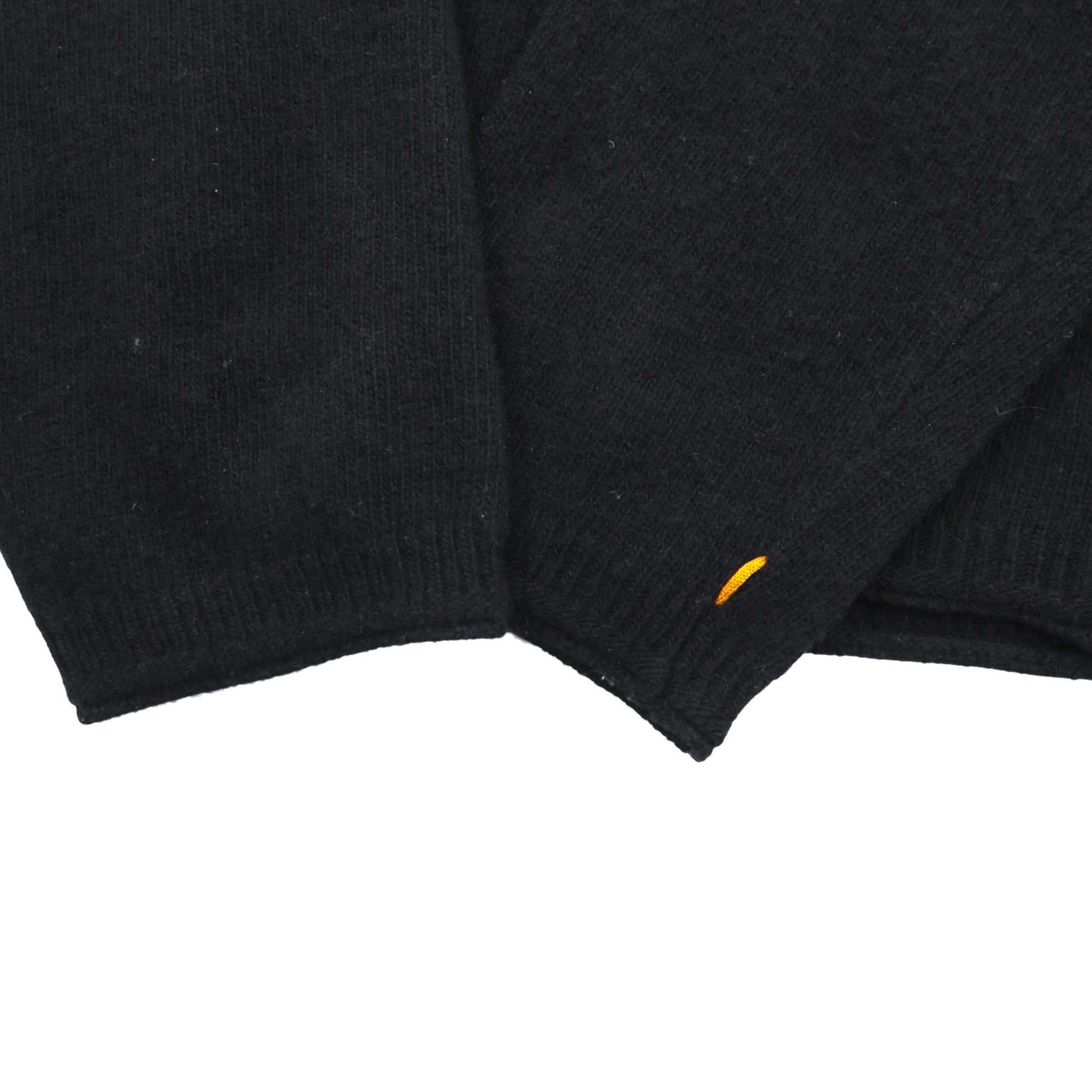 HUGO BOSS タートルネック ニット セーター XL ブラック 羊毛 ラムウール VIRGIN WOOL ハイネック