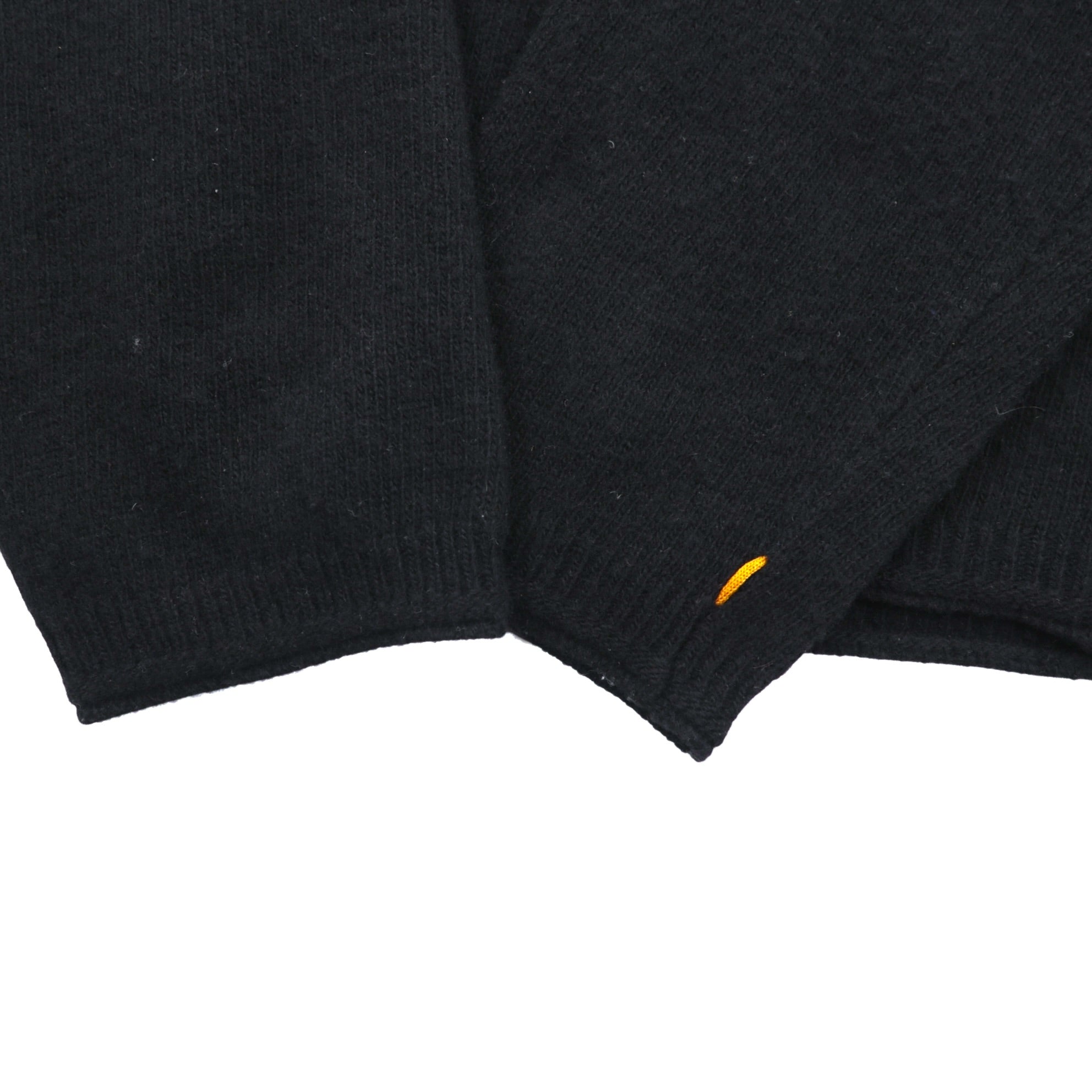 HUGO BOSS タートルネック ニット セーター XL ブラック 羊毛 ラムウール VIRGIN WOOL ハイネック