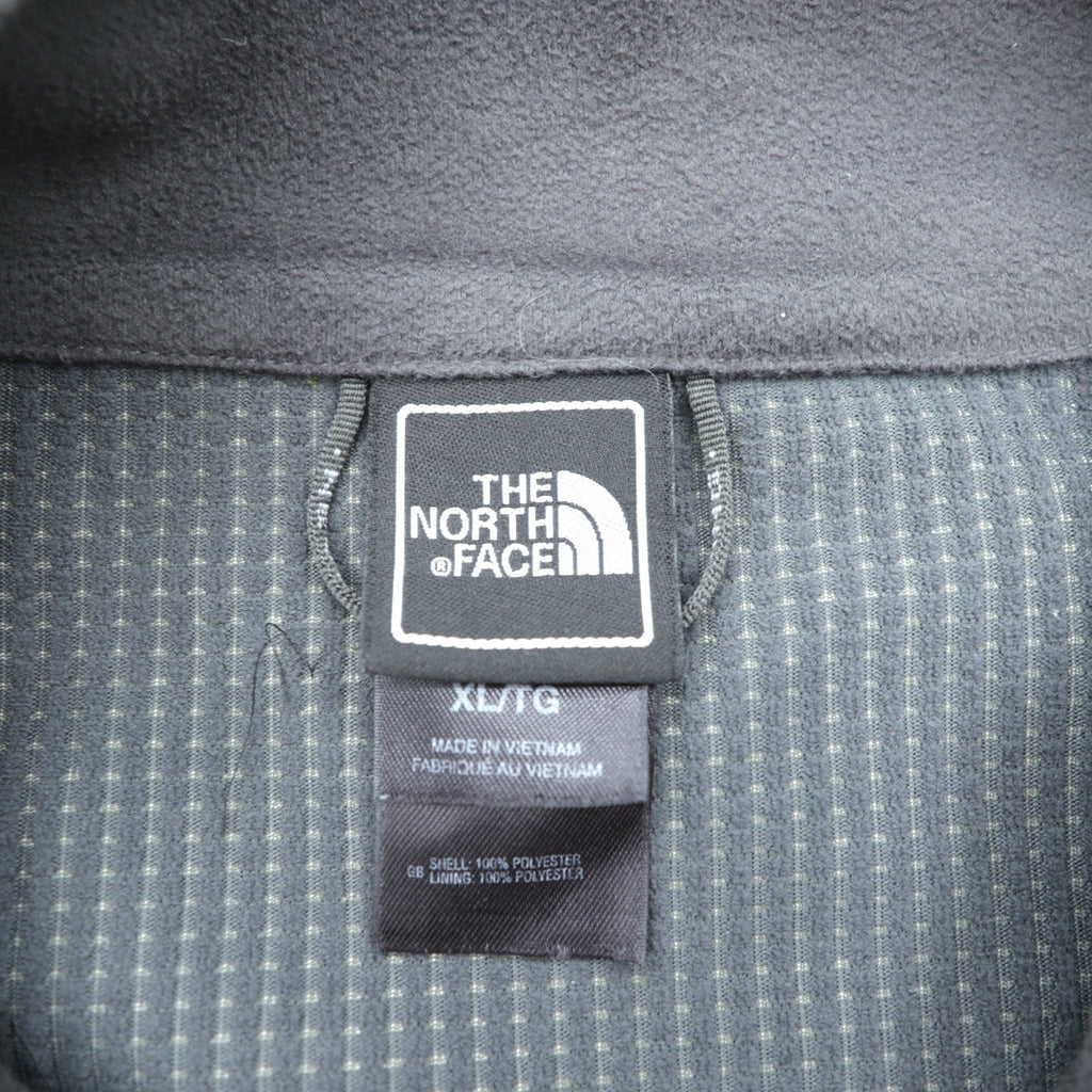 THE NORTH FACE ウィンドウォール WINDWALL フリースジャケット XL ドローコード カーキ バイカラー フルジップ US規格