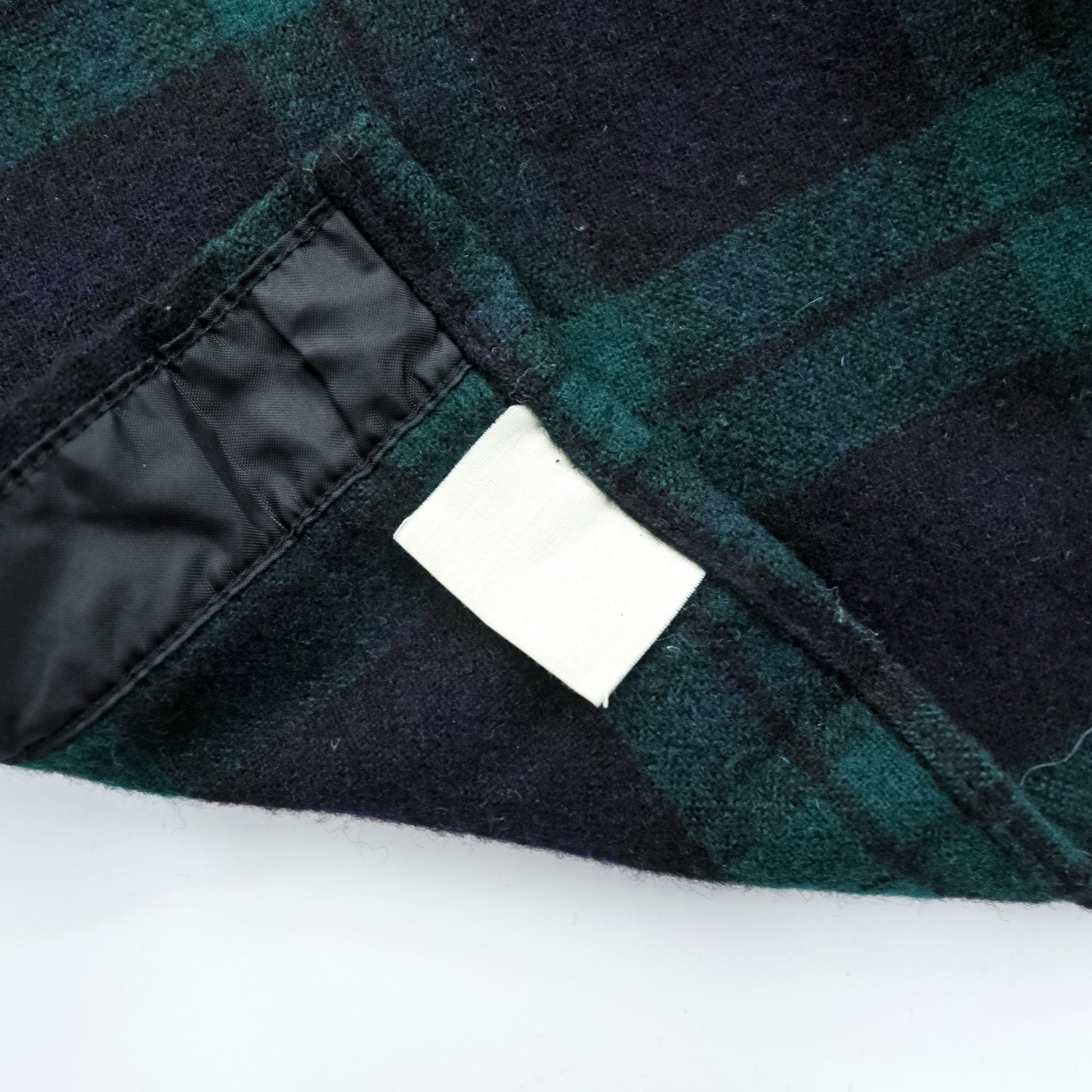 PENDLETON 70年代 USA製 ヴィンテージ ブラックウォッチ ウール フランネルシャツ M チェック ネイビー グリーン