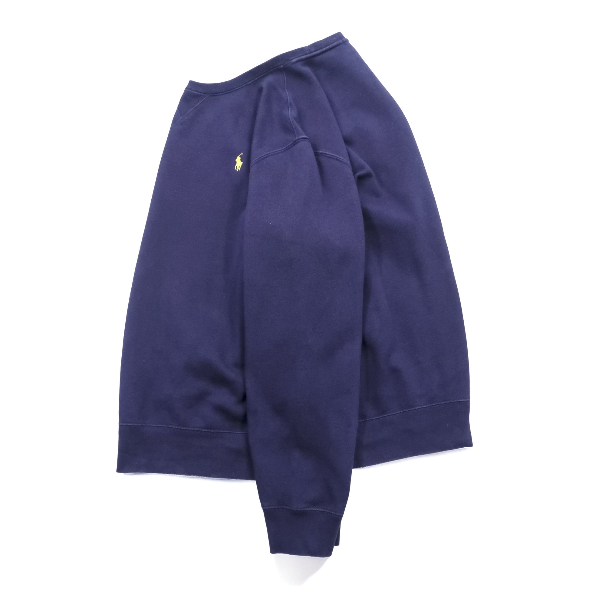 Polo Ralph Lauren 前V スウェット トレーナー XL ネイビー スモールポニー ロゴ 刺繍