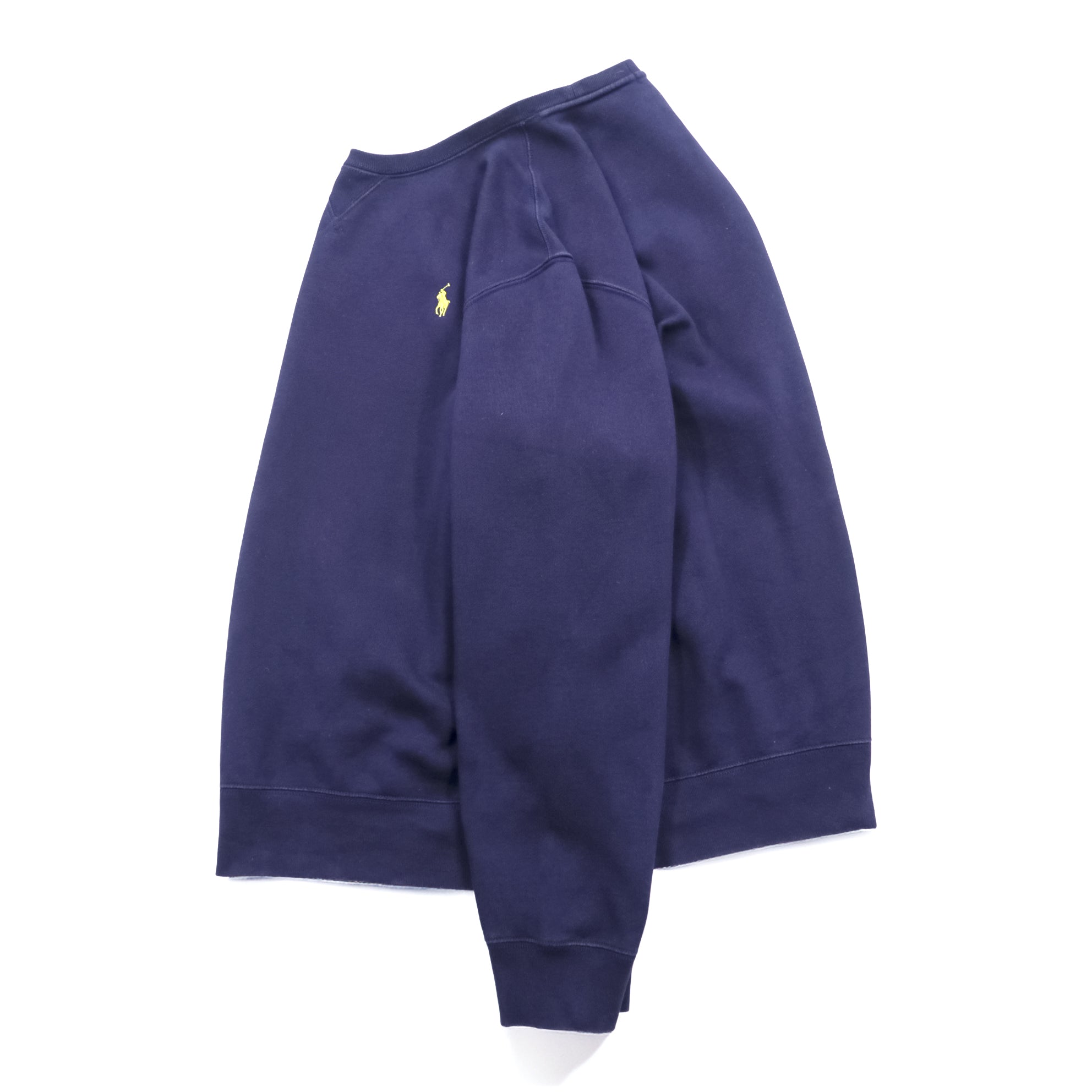 Polo Ralph Lauren 前V スウェット トレーナー XL ネイビー スモールポニー ロゴ 刺繍