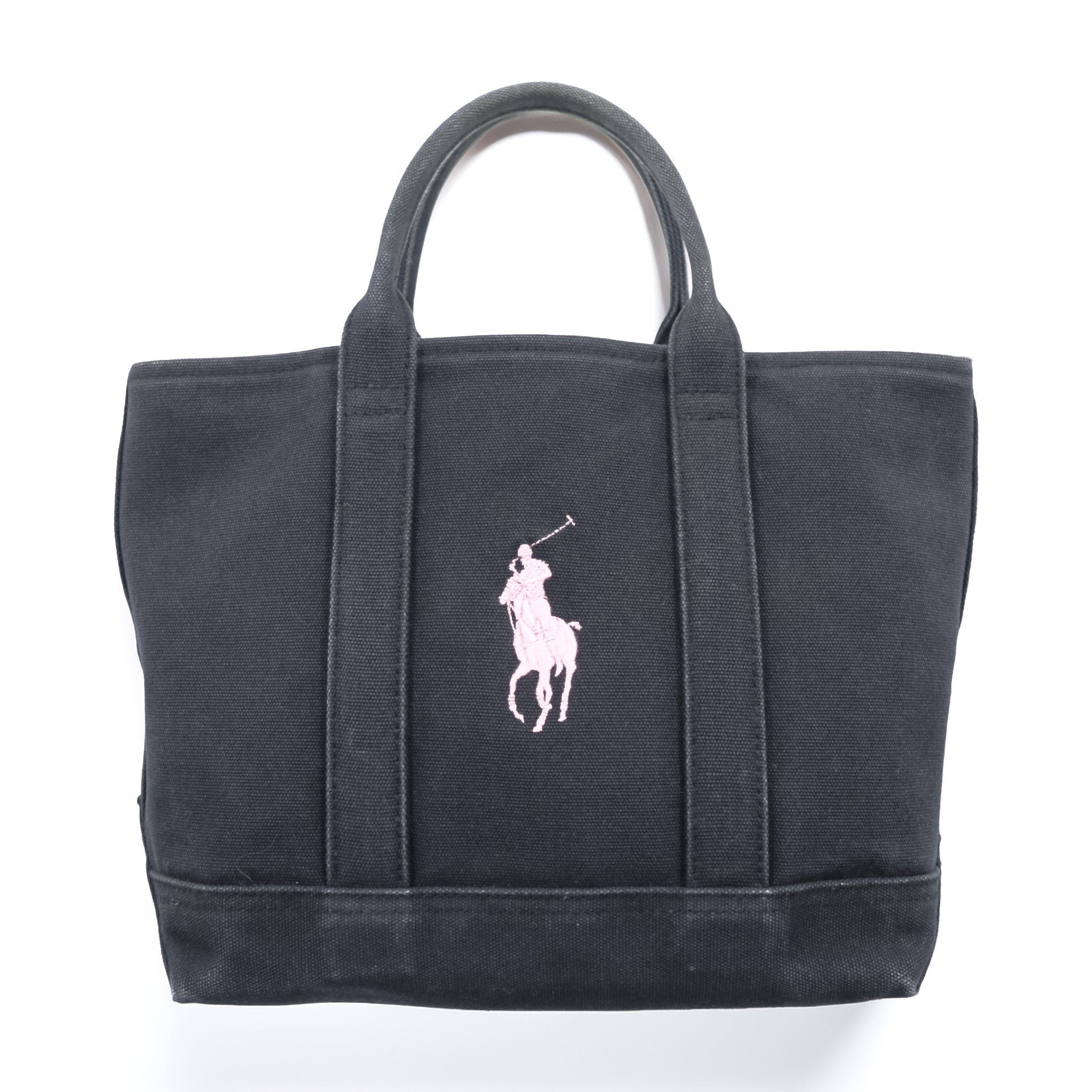Ralph Lauren キャンバス トートバッグ ビッグポニー 刺繍 コットン