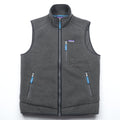 Patagonia レトロ パイル フリースベスト M グレー ボアフリース スタンドカラー 胸ポケット 22820