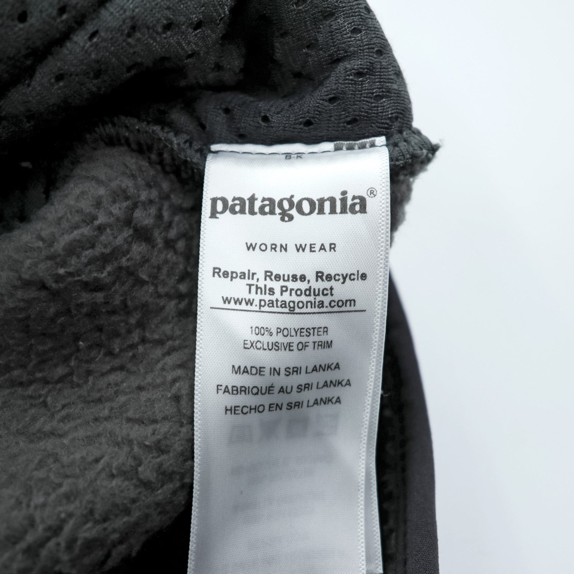 Patagonia レトロ パイル フリースベスト M グレー ボアフリース スタンドカラー 胸ポケット 22820