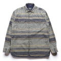PENDLETON フランネルシャツ 長袖 ウールシャツ L チェック 千鳥格子 BUCKLEY 胸ポケット