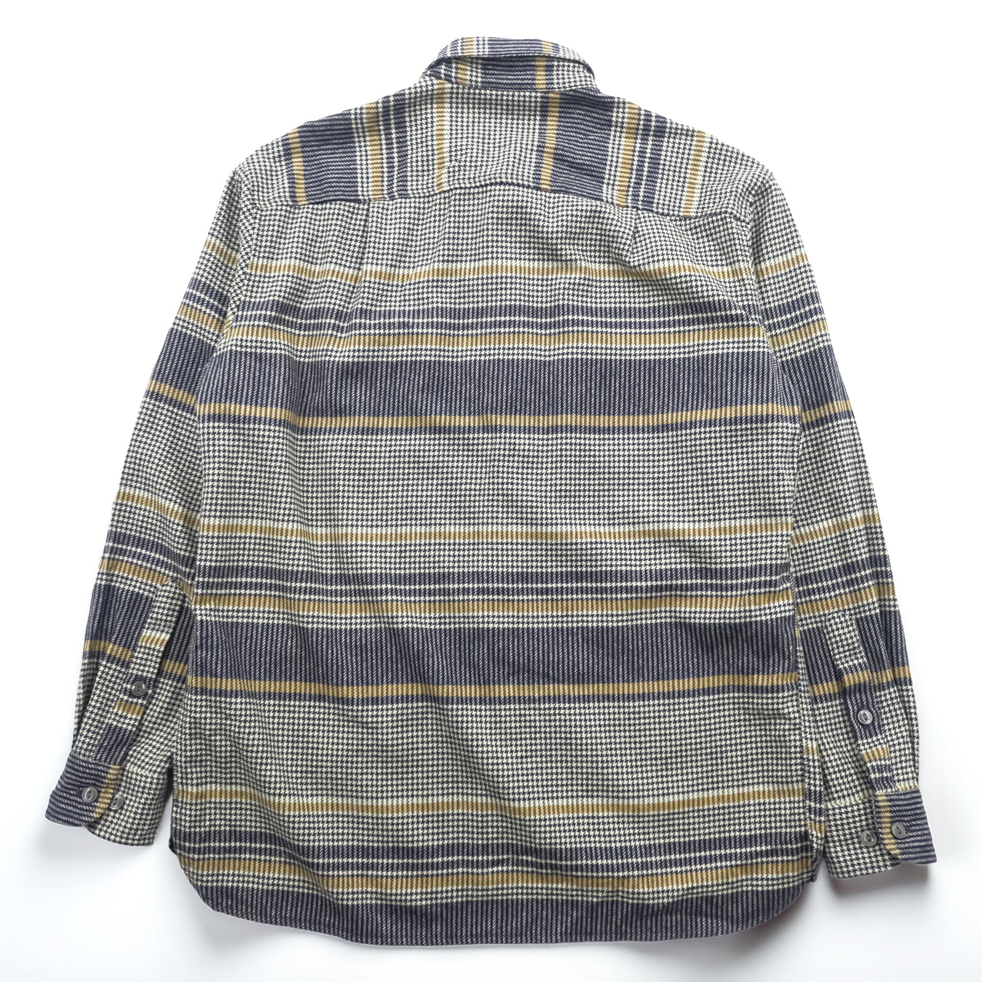 PENDLETON フランネルシャツ 長袖 ウールシャツ L チェック 千鳥格子 BUCKLEY 胸ポケット