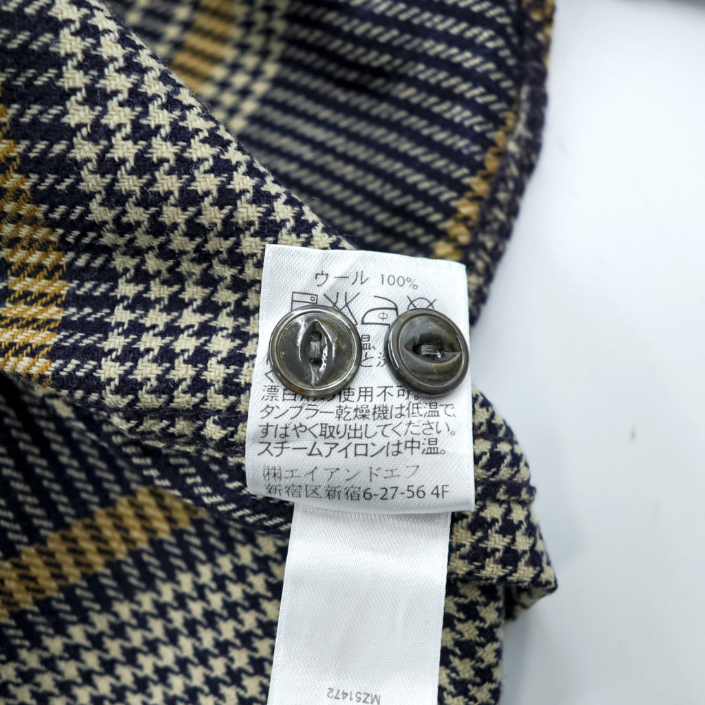 PENDLETON フランネルシャツ 長袖 ウールシャツ L チェック 千鳥格子 BUCKLEY 胸ポケット