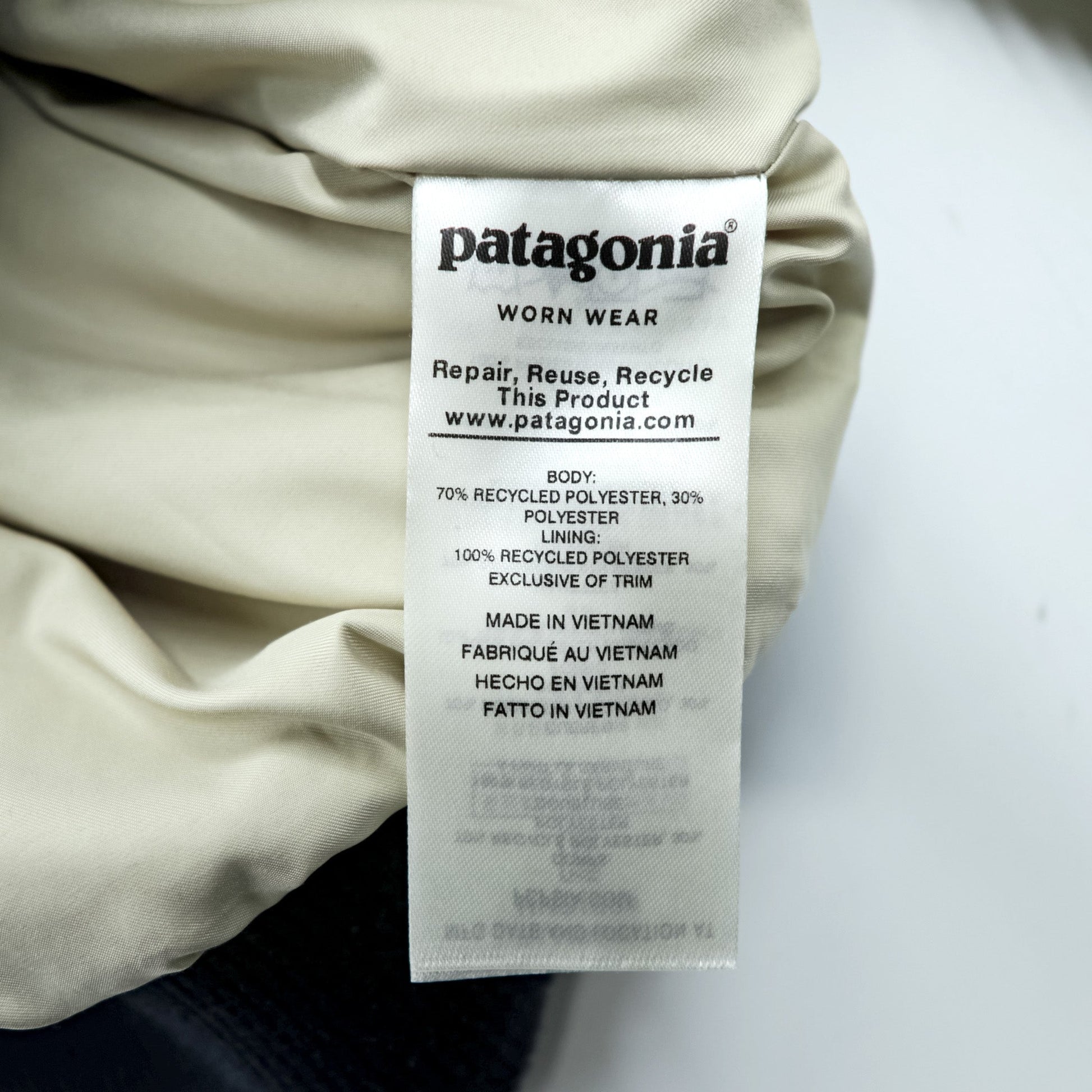 Patagonia レトロX 廃番 ボマージャケット Retro X Bomber Jkt ボア フリースジャケット S ナチュラル × ネイビー 22830
