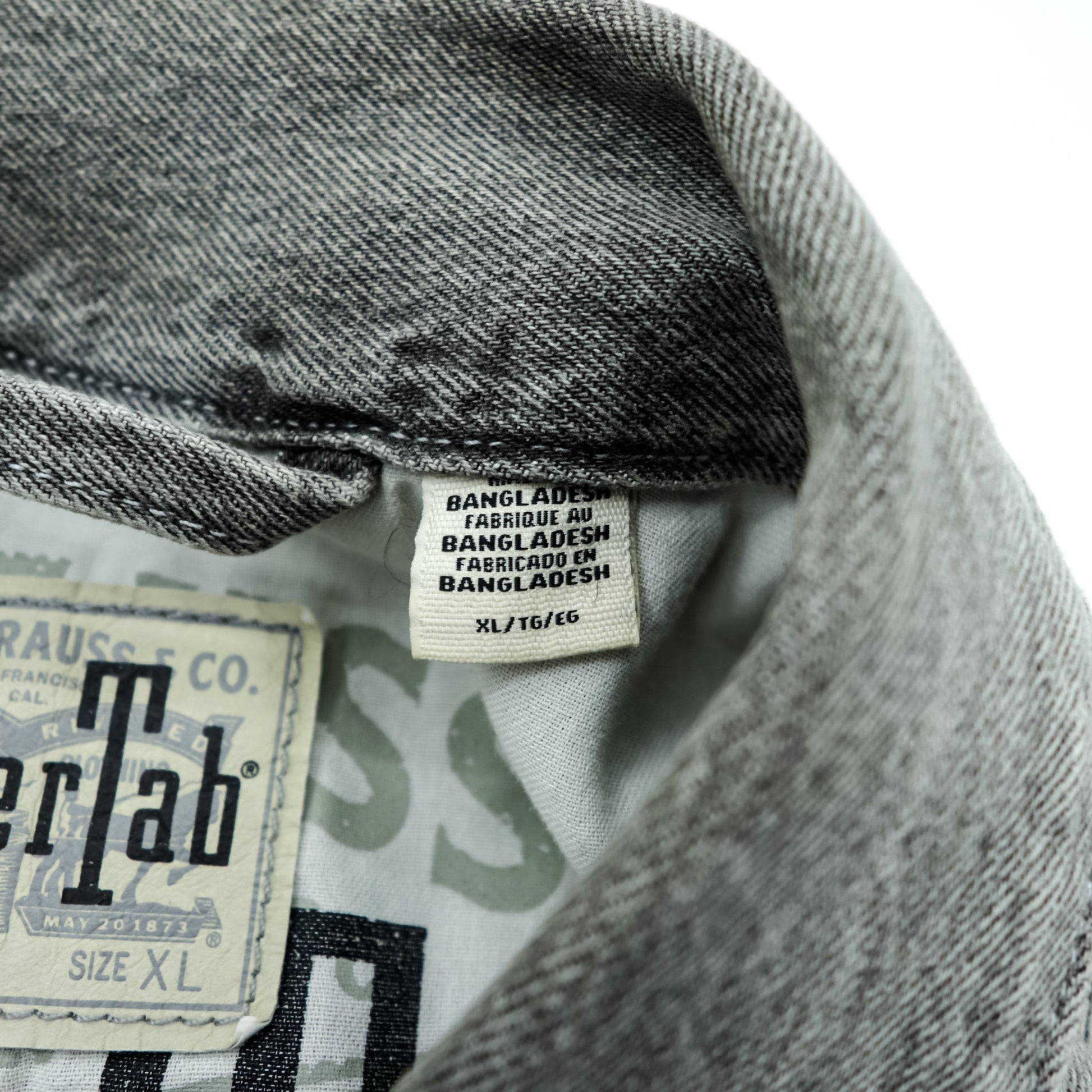 Levi's SILVER TAB デニム トラッカージャケット Gジャン XL グレー シルバータブ A3179