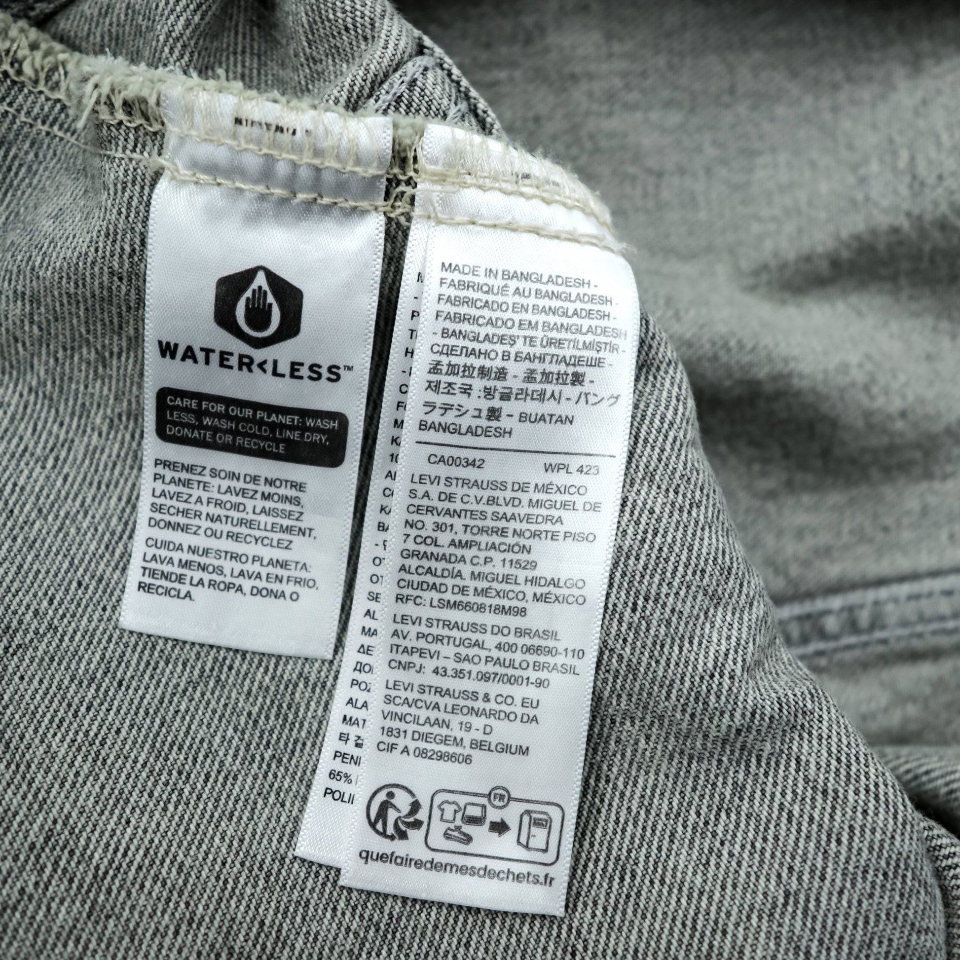 Levi's SILVER TAB デニム トラッカージャケット Gジャン XL グレー シルバータブ A3179