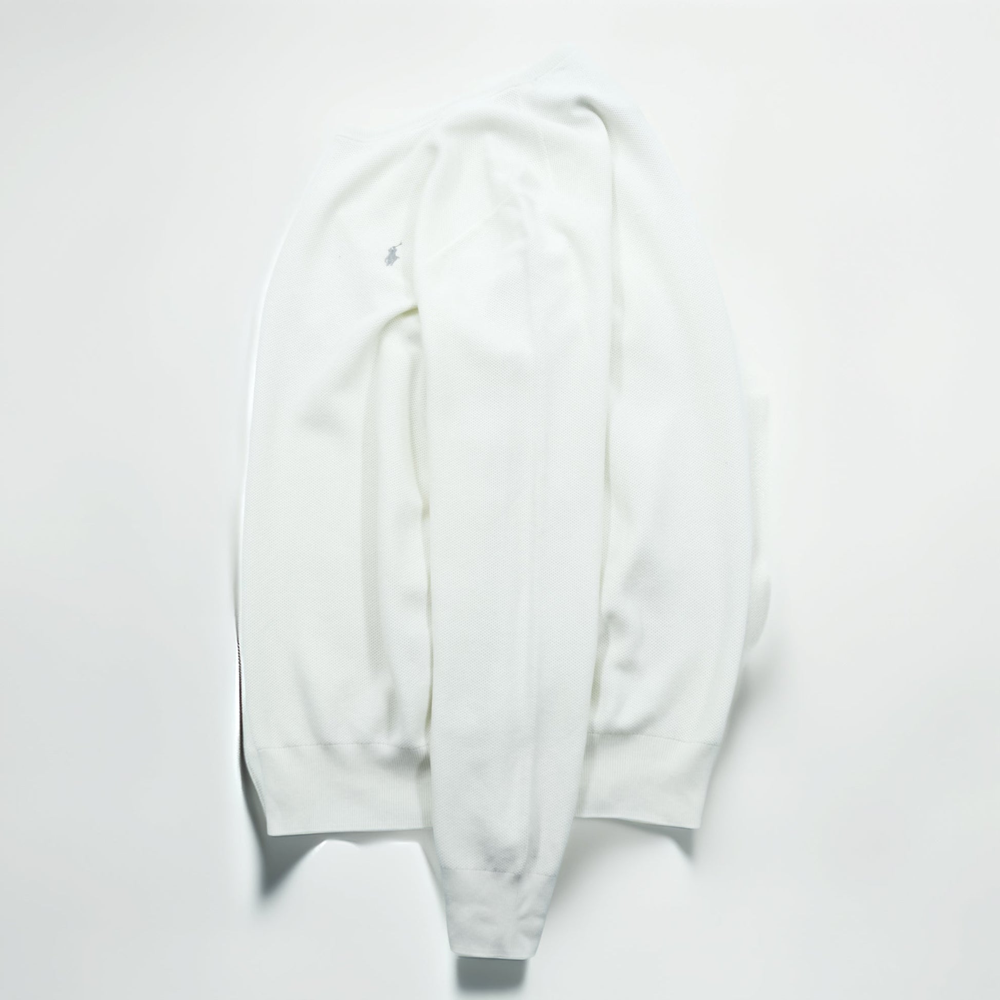 Polo Ralph Lauren ピマコットン メッシュ ニット セーター L ホワイト 未使用品