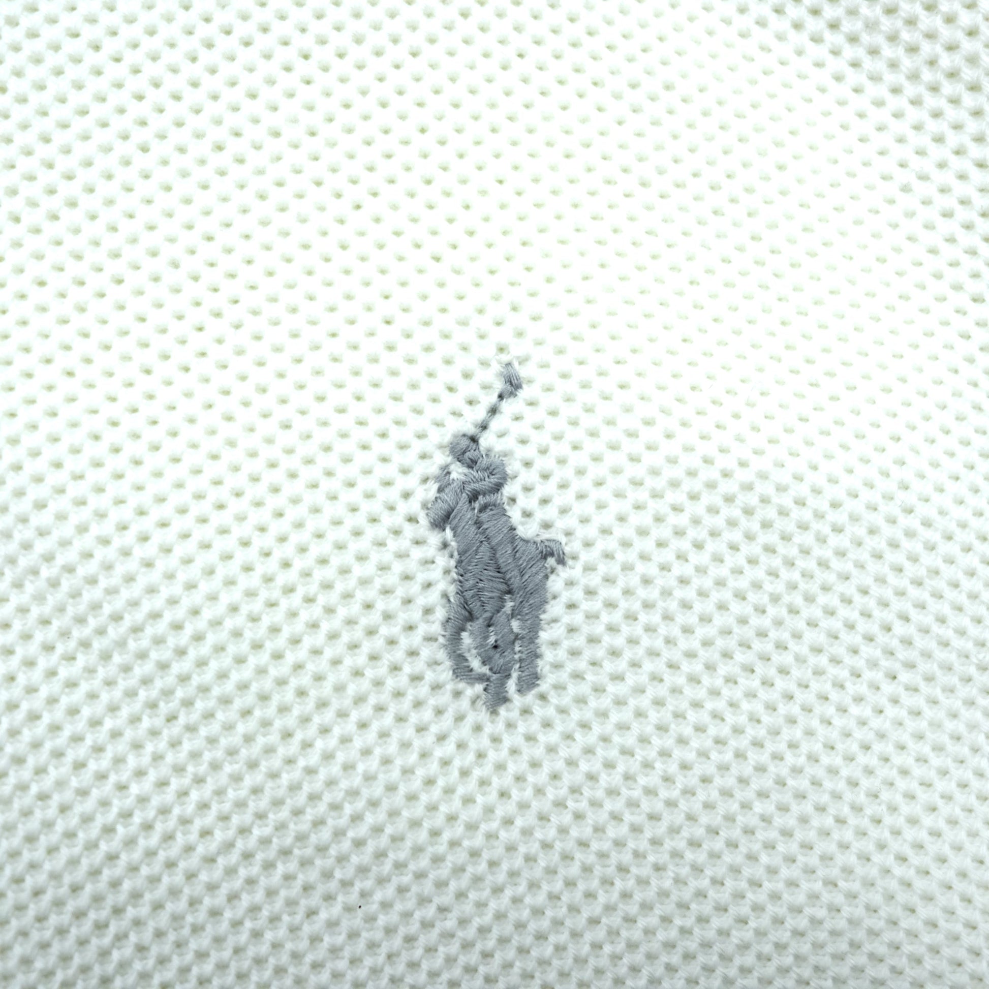 Polo Ralph Lauren ピマコットン メッシュ ニット セーター L ホワイト 未使用品