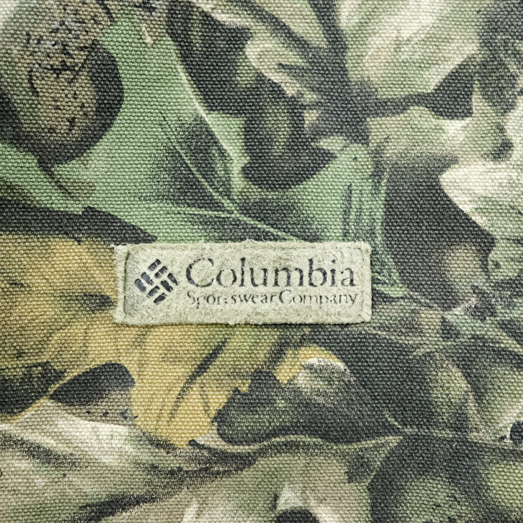 Columbia ダック地 アクティブジャケット フーデッド ブルゾン XL リアルツリーカモ フルジップ フリース裏地 HM3002