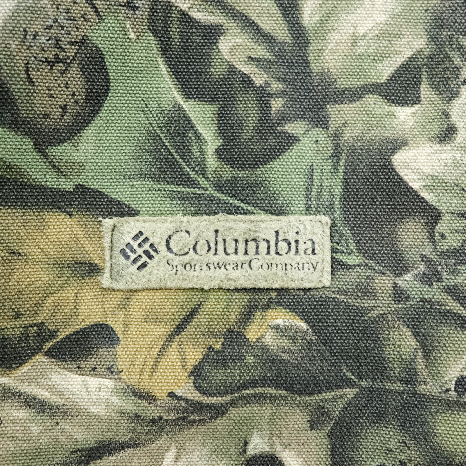 Columbia ダック地 アクティブジャケット フーデッド ブルゾン XL リアルツリーカモ フルジップ フリース裏地 HM3002