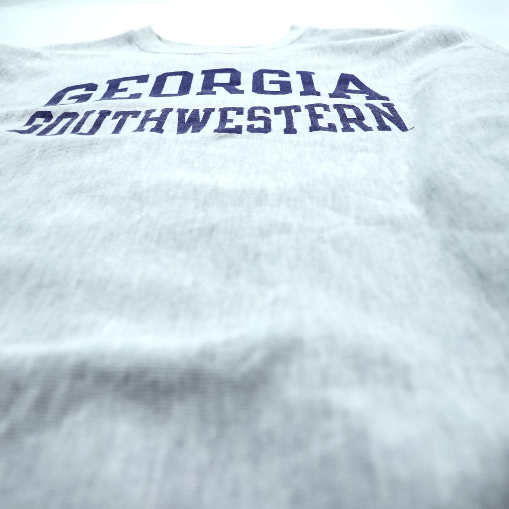 Champion リバースウィーブ REVERSE WEAVE カレッジ スウェット トレーナー XL グレー GEORGIA SOUTHWESTERN アーチロゴ 青単タグ 復刻