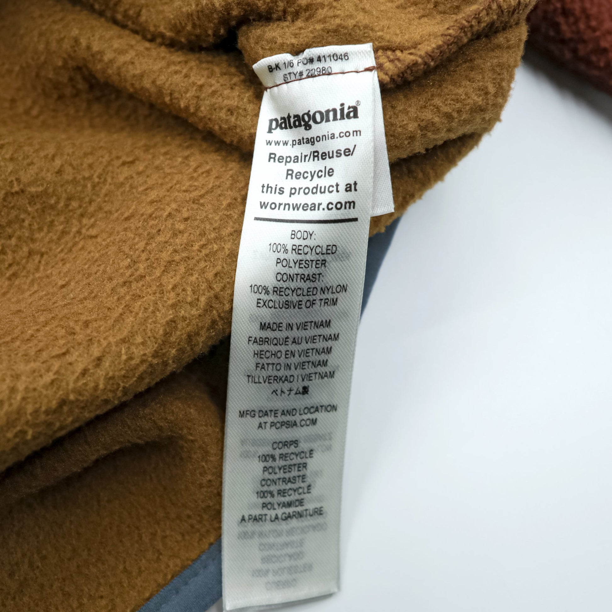 Patagonia シンチラ アノラック フリース プルオーバー M カラーブロック ハーフジップ ユニセックス 22980