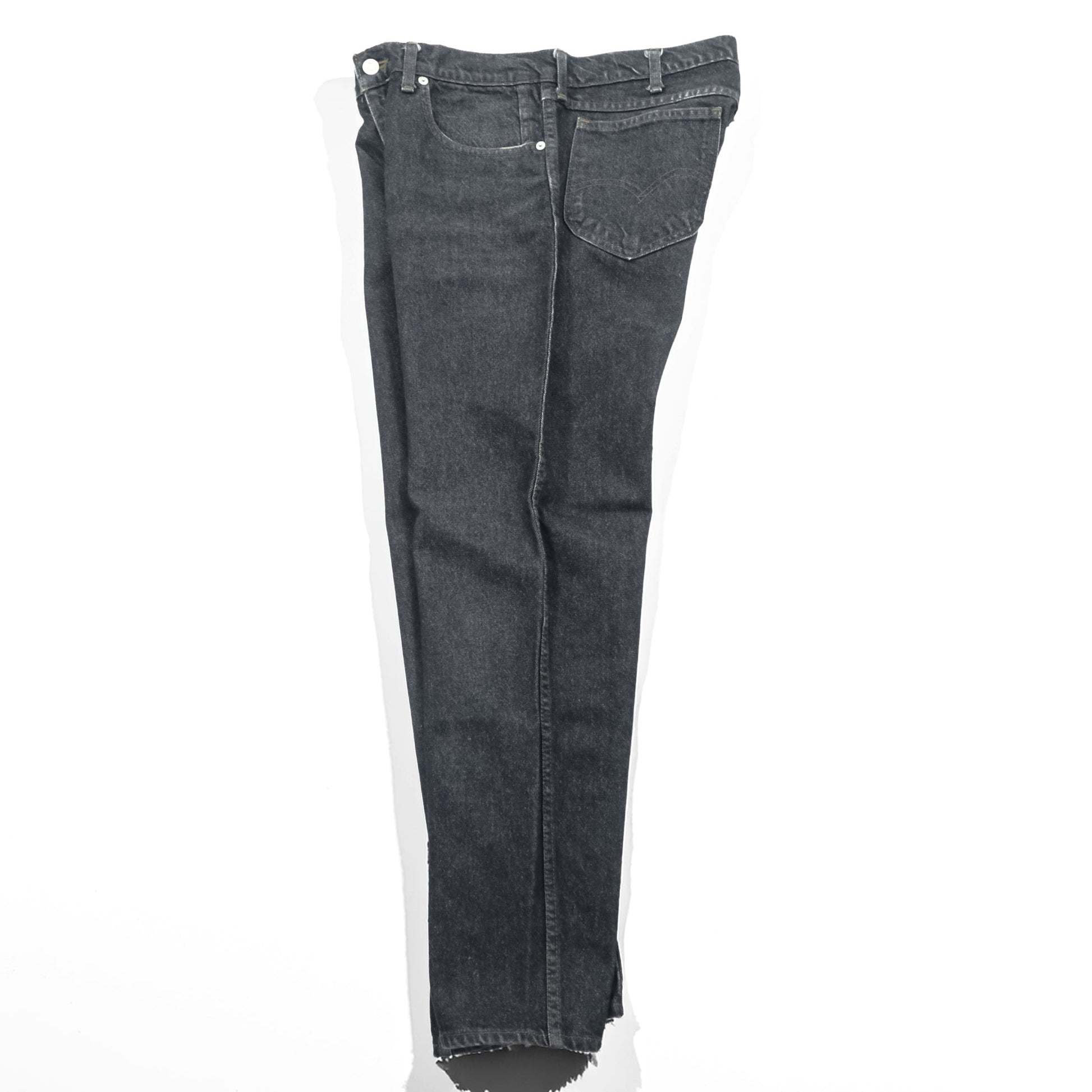 Levi's 90年代 日本製 ビッグE シルバータブ デニムパンツ テーパード ジーンズ L ブラック 635-54