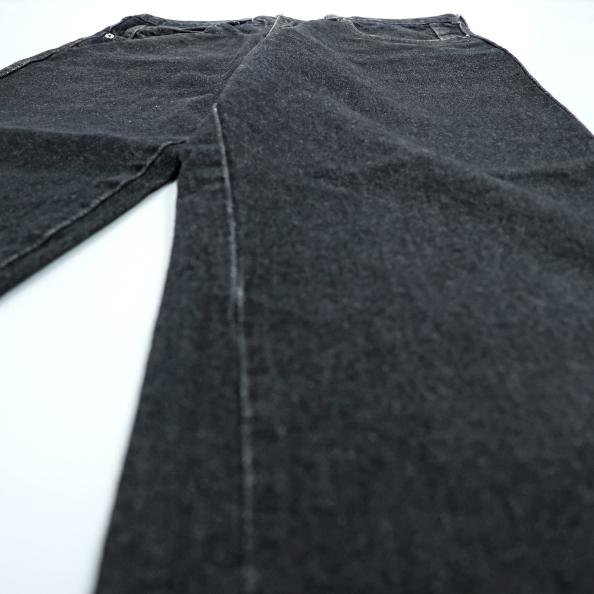 Levi's 90年代 日本製 ビッグE シルバータブ デニムパンツ テーパード ジーンズ L ブラック 635-54