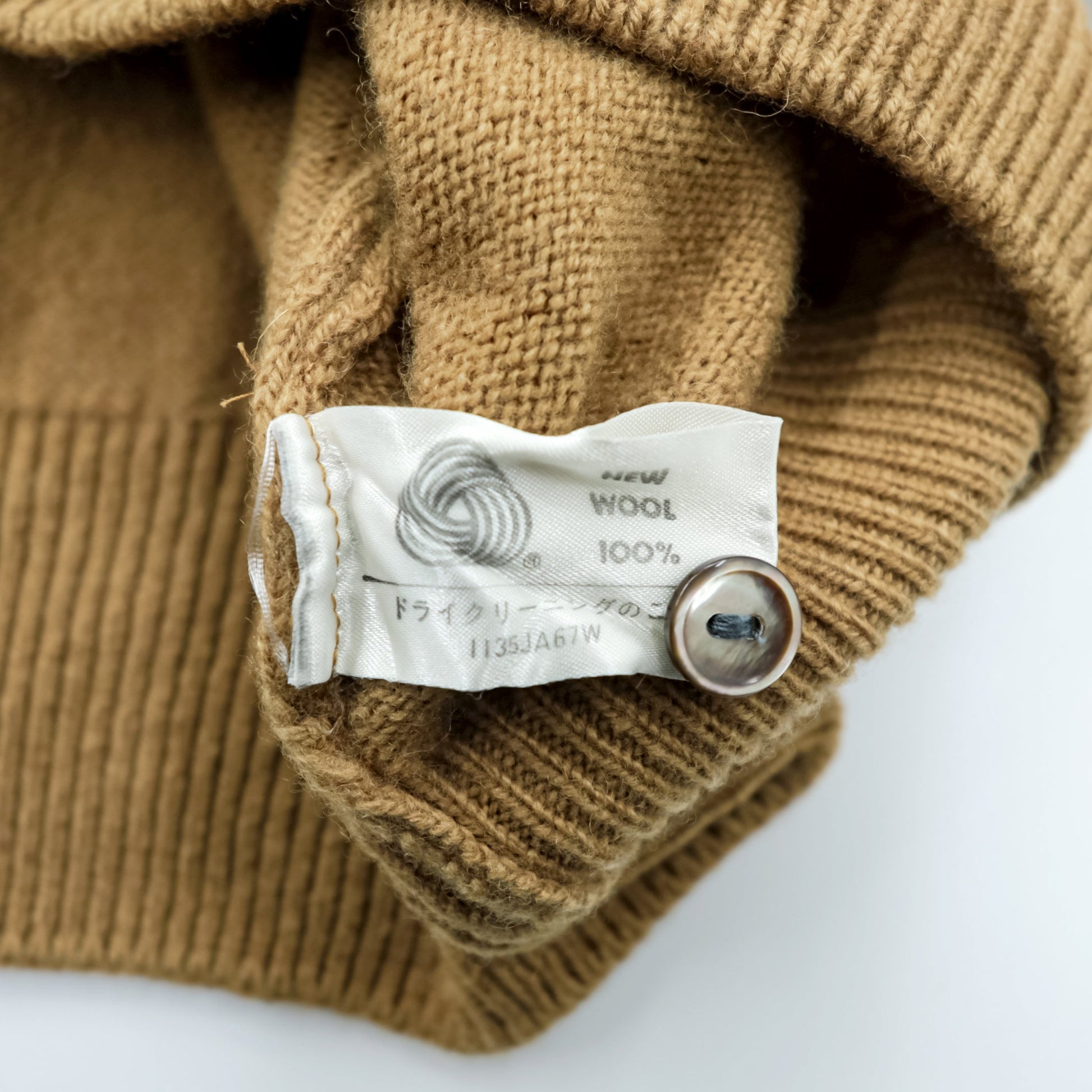 Chemise Lacoste 80年代 フランス企画 ポロ ニット セーター M ウール ベージュ