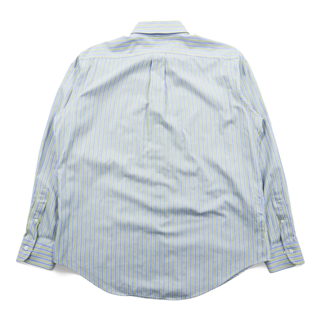 LAUREN RALPH LAUREN 90年代 ボタンダウンシャツ L ストライプ マルチカラー NON IRON