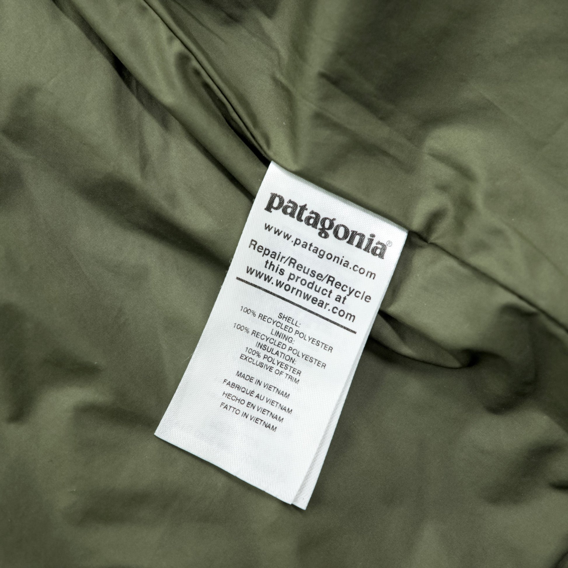 Patagonia ダイアモンド キルト ジャケット XS オリーブ 中綿 キルティング 襟コーデュロイ 20735