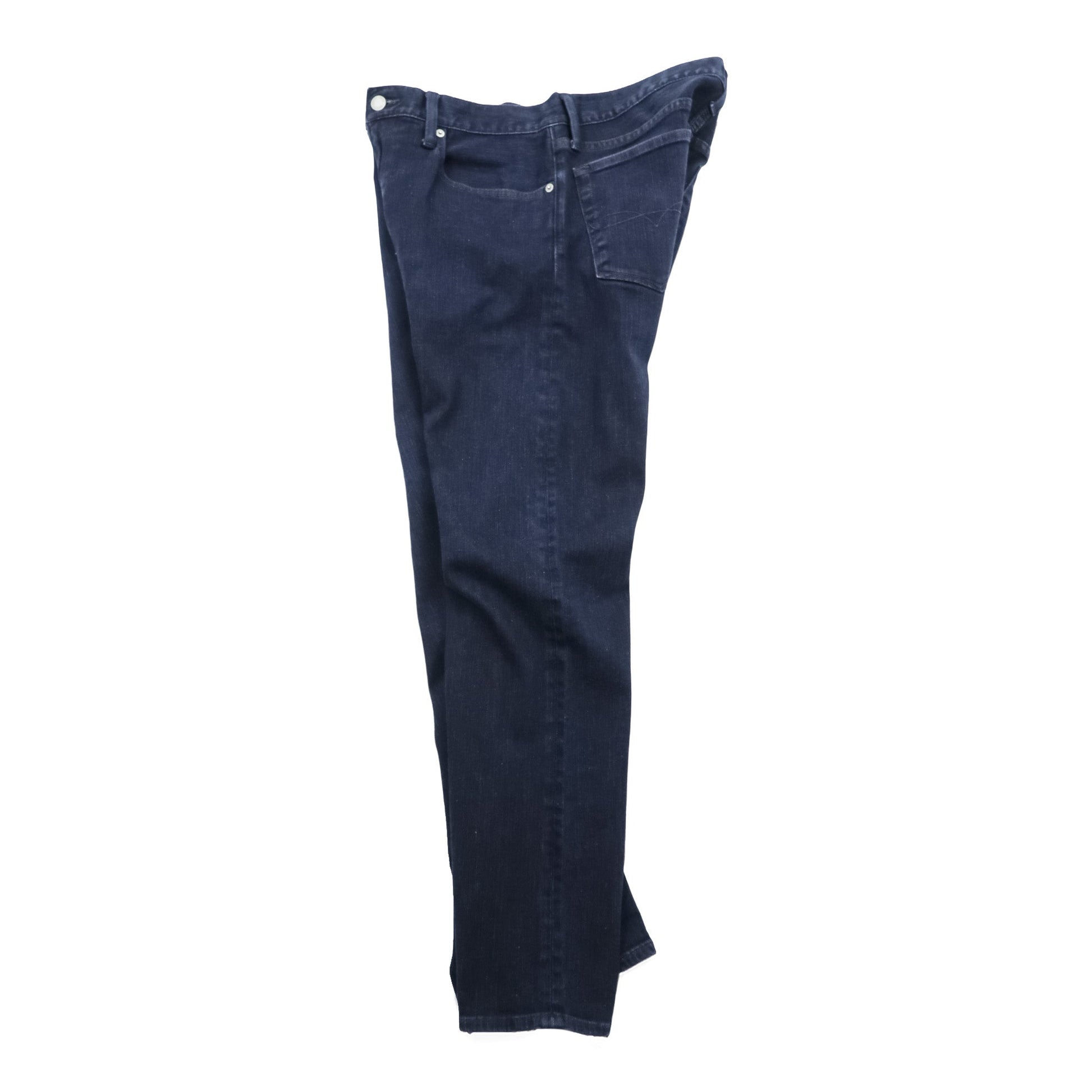 Polo Ralph Lauren デニムパンツ ジーンズ S インディゴ ストレッチ 濃紺 レザーパッチ THE HAMPTON RELAXED