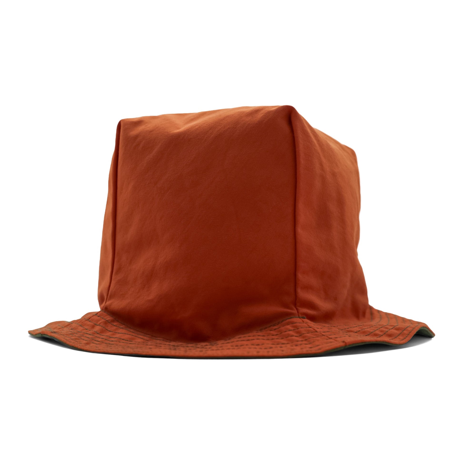 THE モンゴリアンチョップス リバーシブル バケットハット PENTAGONAL HAT オレンジ カーキ