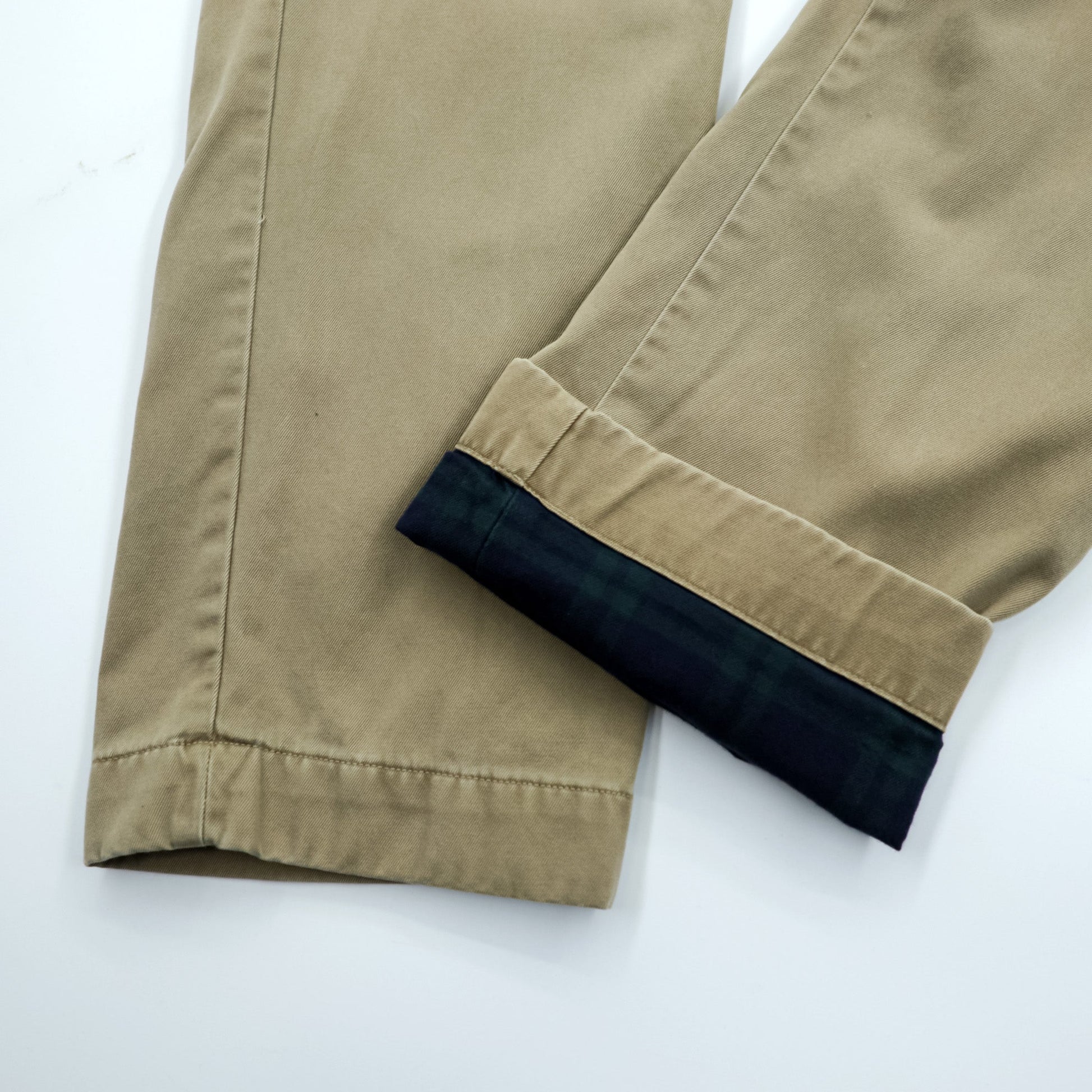 Polo Ralph Lauren ポロチノ チノパンツ ワークパンツ M ベージュ 裏地フランネル STRAIGHT FIT