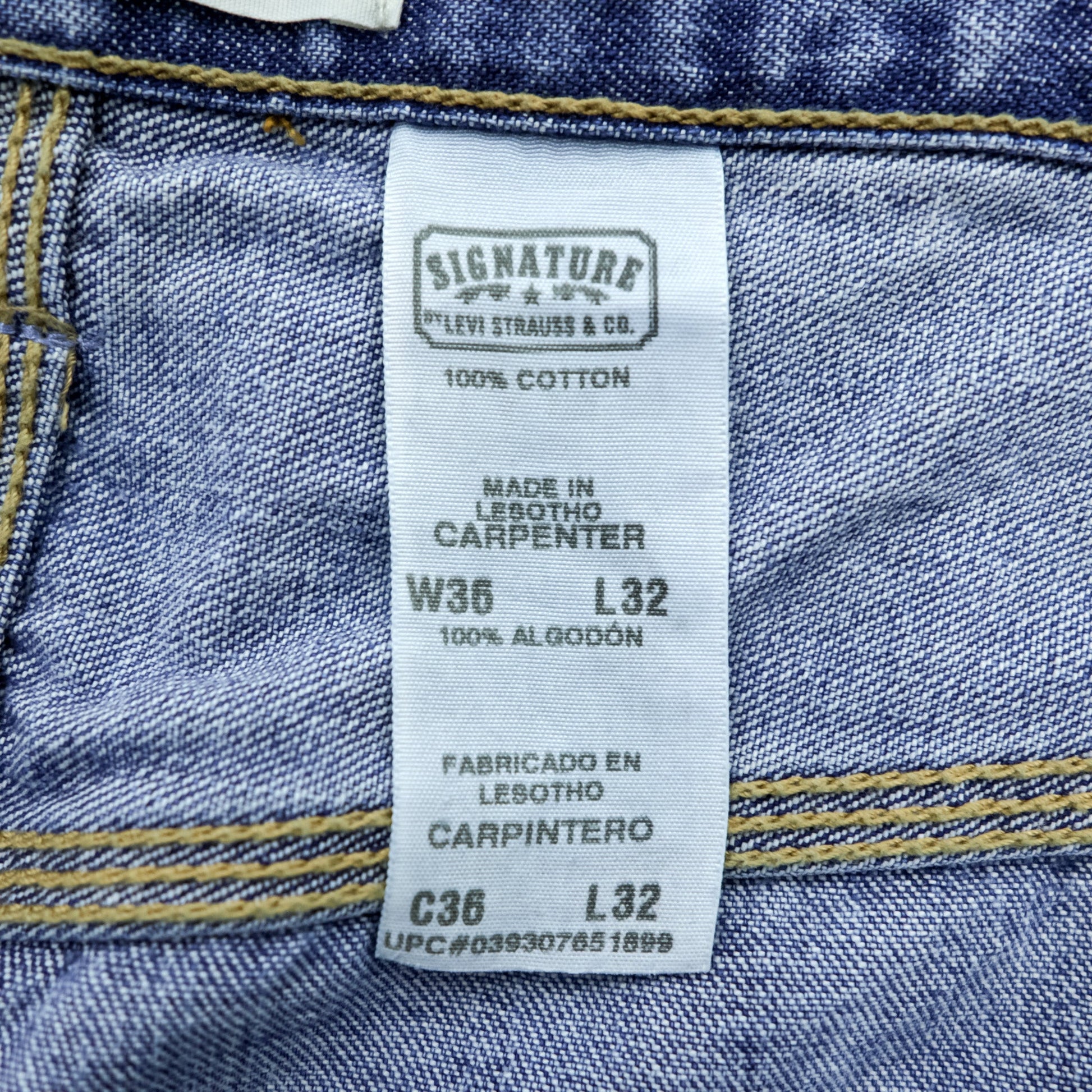 Levi's CARPENTER 00年代 ワイド ペインター デニムパンツ ジーンズ XL インディゴ 916007511 SIGNATURE