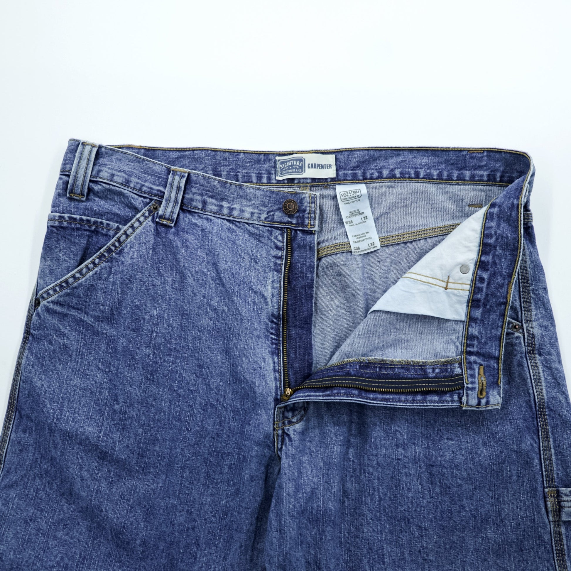 Levi's CARPENTER 00年代 ワイド ペインター デニムパンツ ジーンズ XL インディゴ 916007511 SIGNATURE