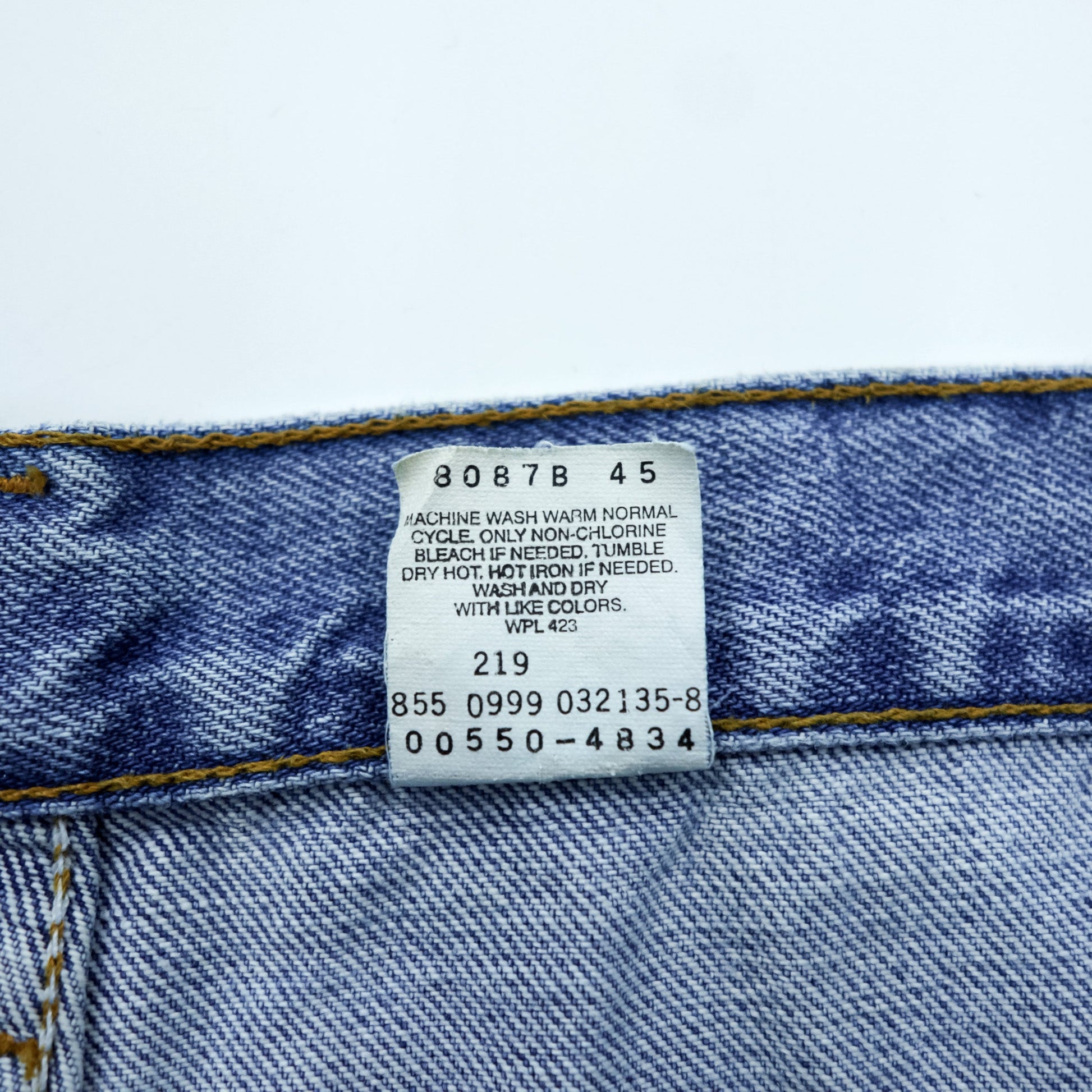 Levi's 90年代 RELAXED FIT 550 テーパード デニムパンツ ジーンズ L インディゴ 00550-4834