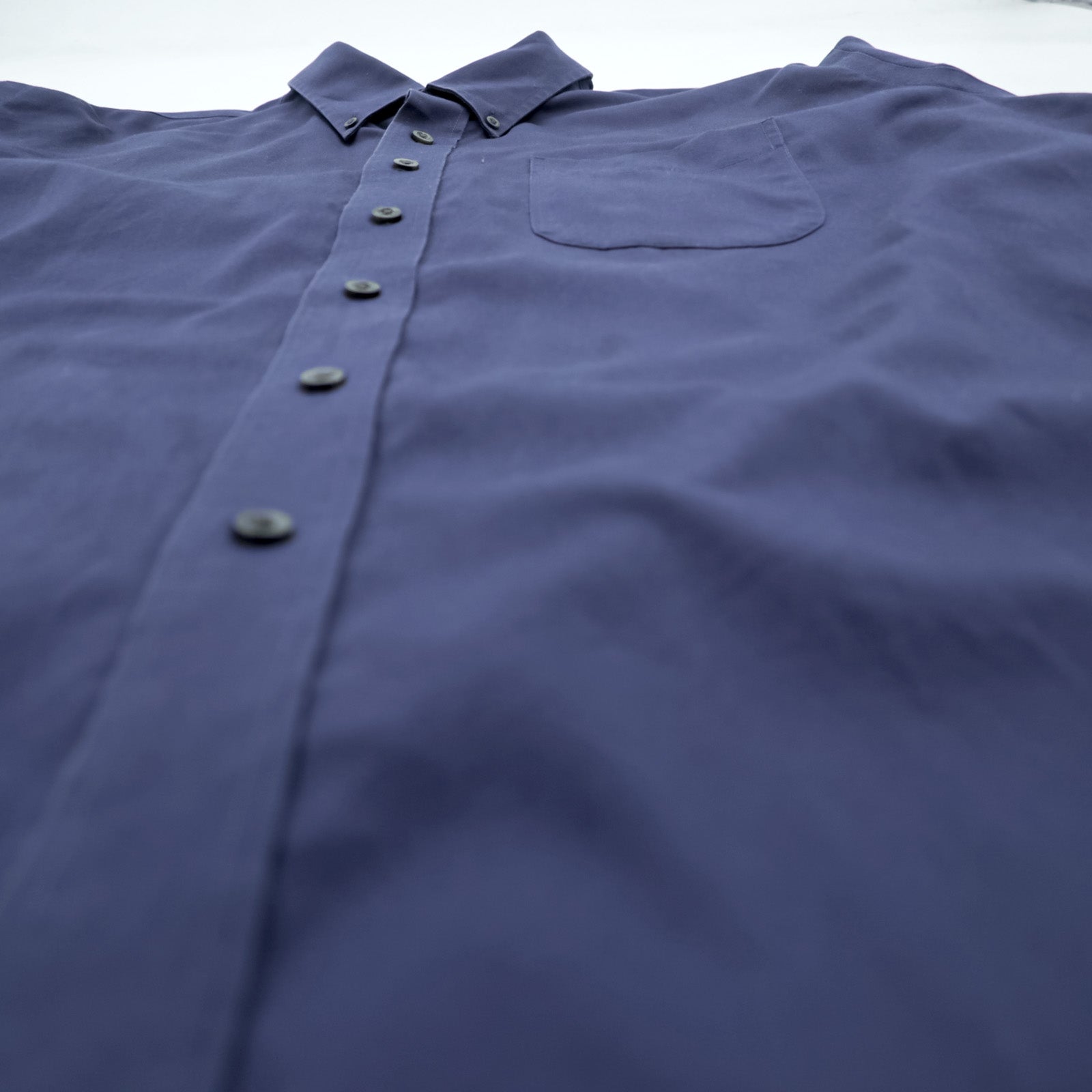 L.L.Bean ボタンダウンシャツ XL ネイビー コットン WRINKLE RESISTANT ビッグサイズ 264077