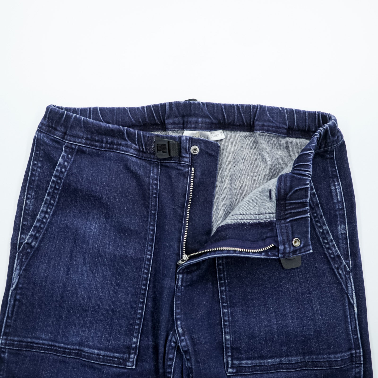 GRAMICCI スリム ファティーグ デニムパンツ クライミングパンツ M ストレッチ インディゴ ジーンズ アウトドア FREAK'S STORE別注 GMP-20S1428
