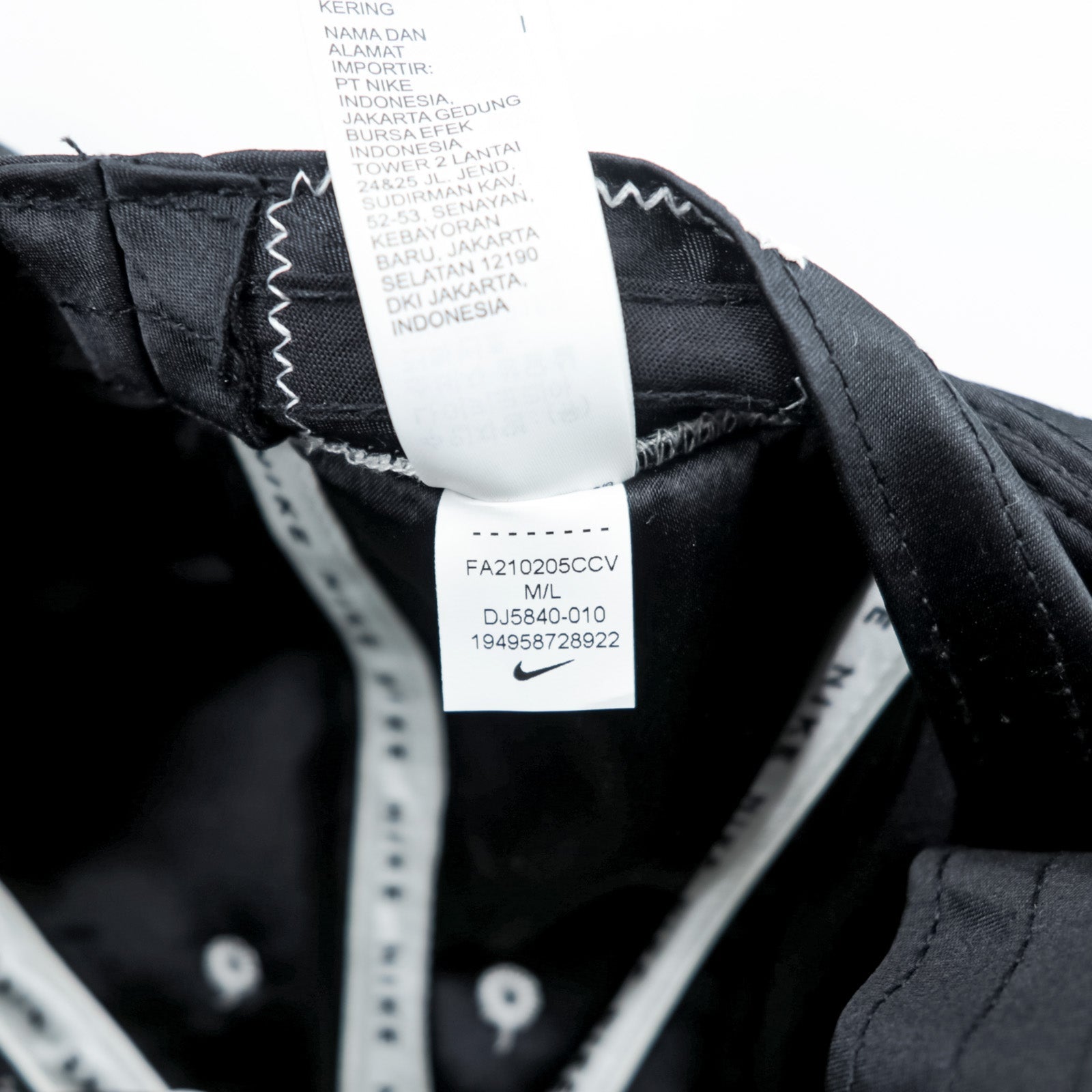 NIKE バケットハット M/L 千鳥格子 グレー 総柄 DJ5840-010 未使用品
