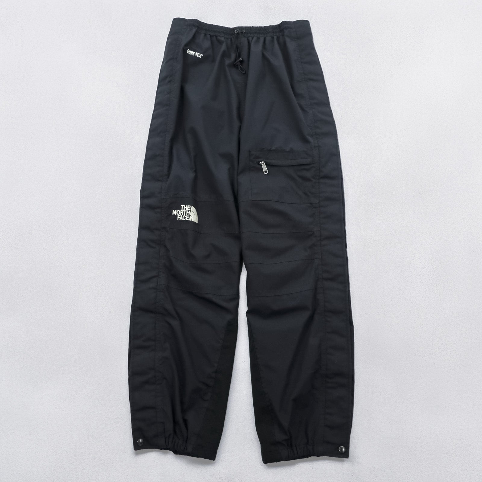 THE NORTH FACE ゴアテックス GORE-TEX シェル アウトドア マウンテンパンツ レインパンツ M ブラック 防水 ドローコード 裾ジップ スリット 86013