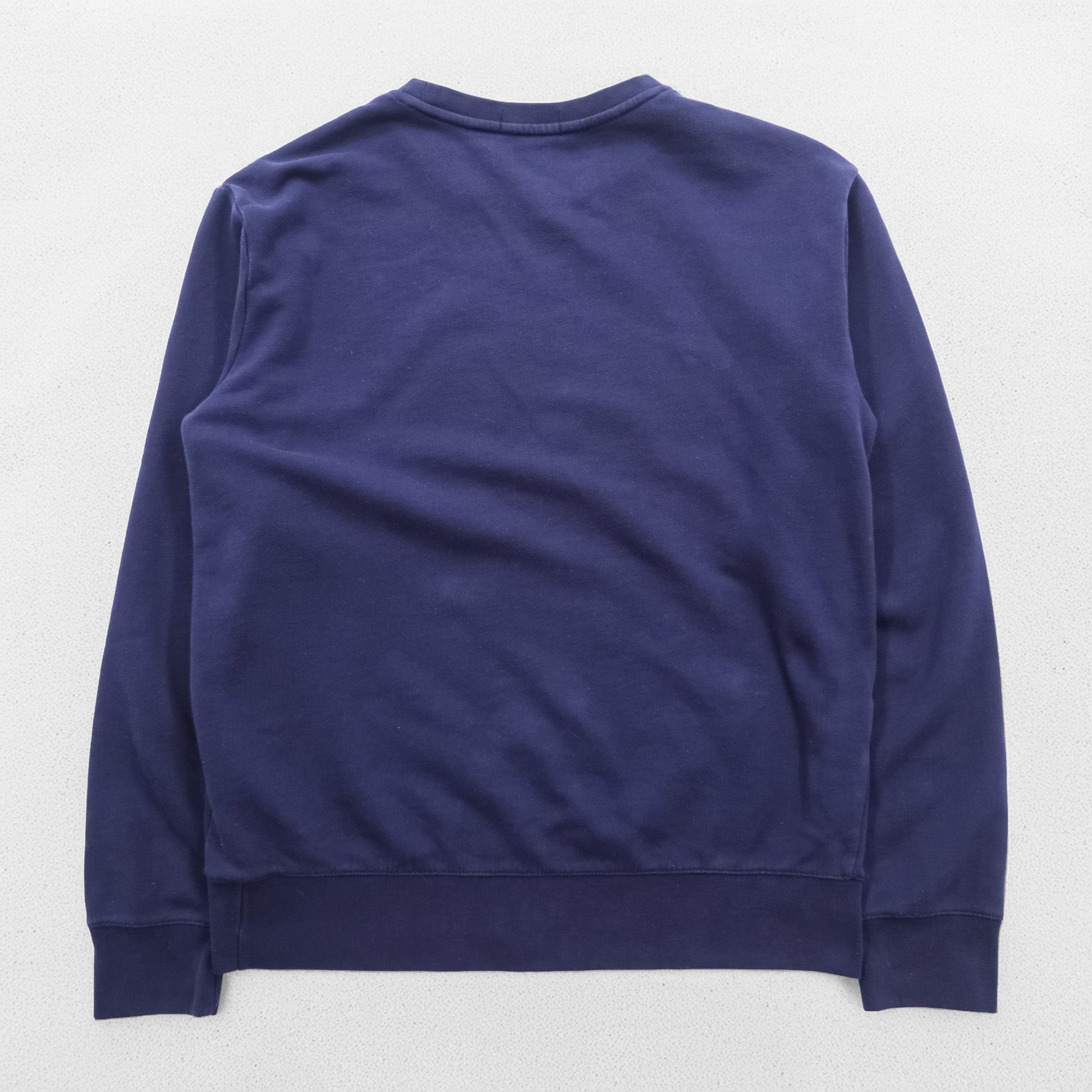 Polo Ralph Lauren ポロベア 前V スウェット トレーナー M ネイビー USA ホッケー コットン クルーネック