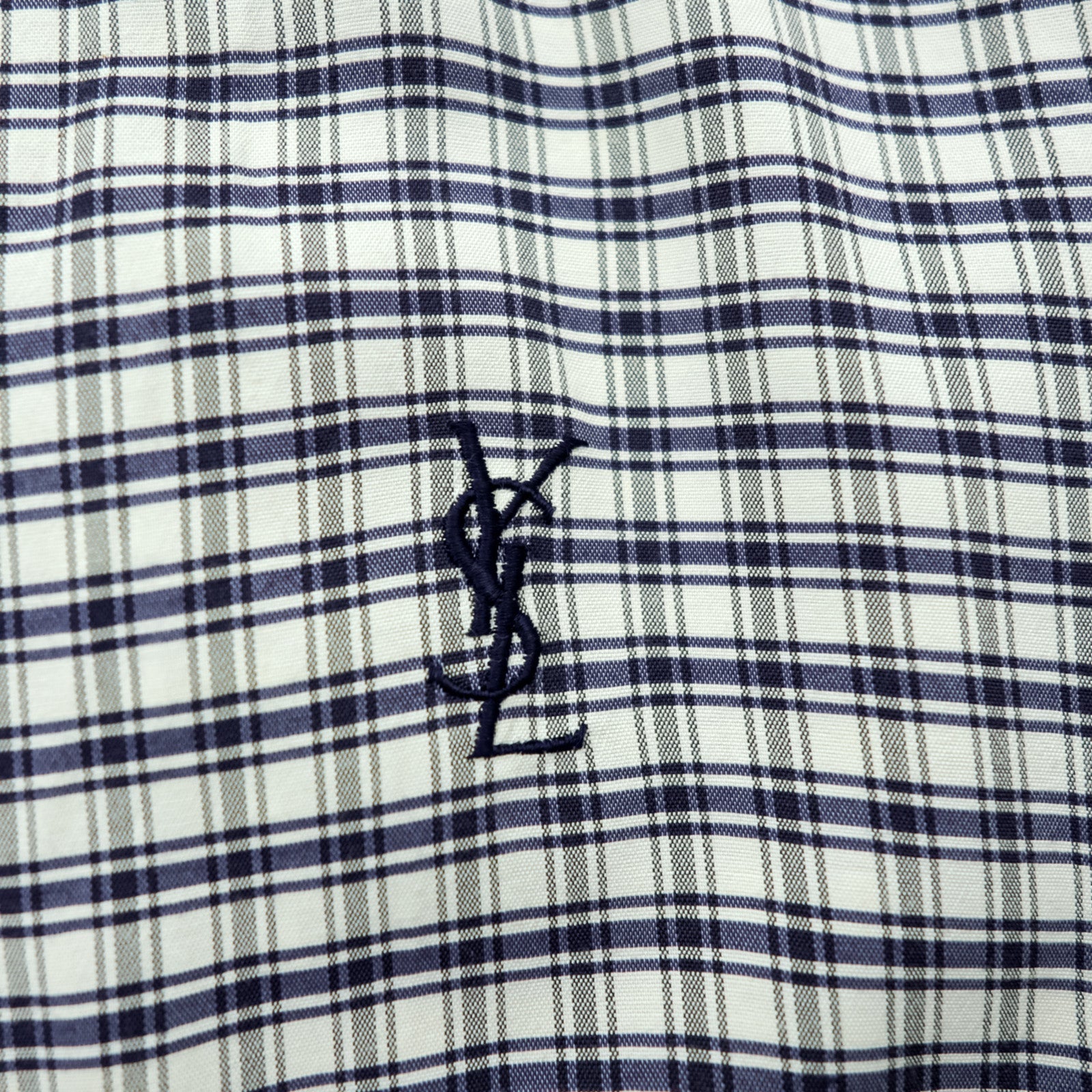 YVES SAINT LAURENT 90年代 ヴィンテージ ジップアップ ブルゾン ボンバージャケット L チェック pour homme YSL オールド