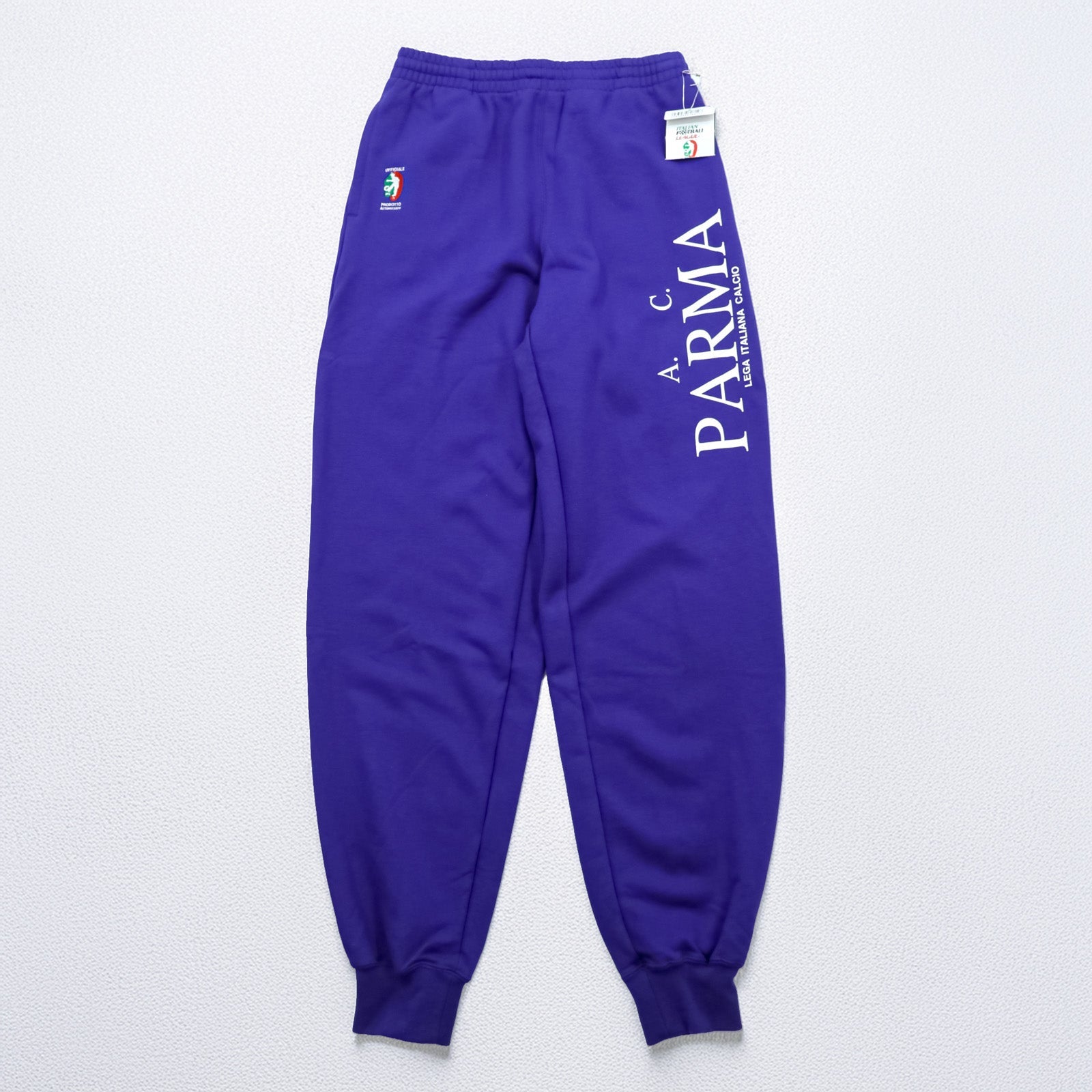 Kappa 90年代 日本製 ジョガー トラックパンツ ジャージ L ブルー ITALIAN FOOTBALL LEAGUE F.C.PARMA 未使用品