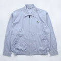 CHEMISE LACOSTE 90年代 日本製 スウィングトップ ハリントンジャケット M ブルー チンストラップ コットン
